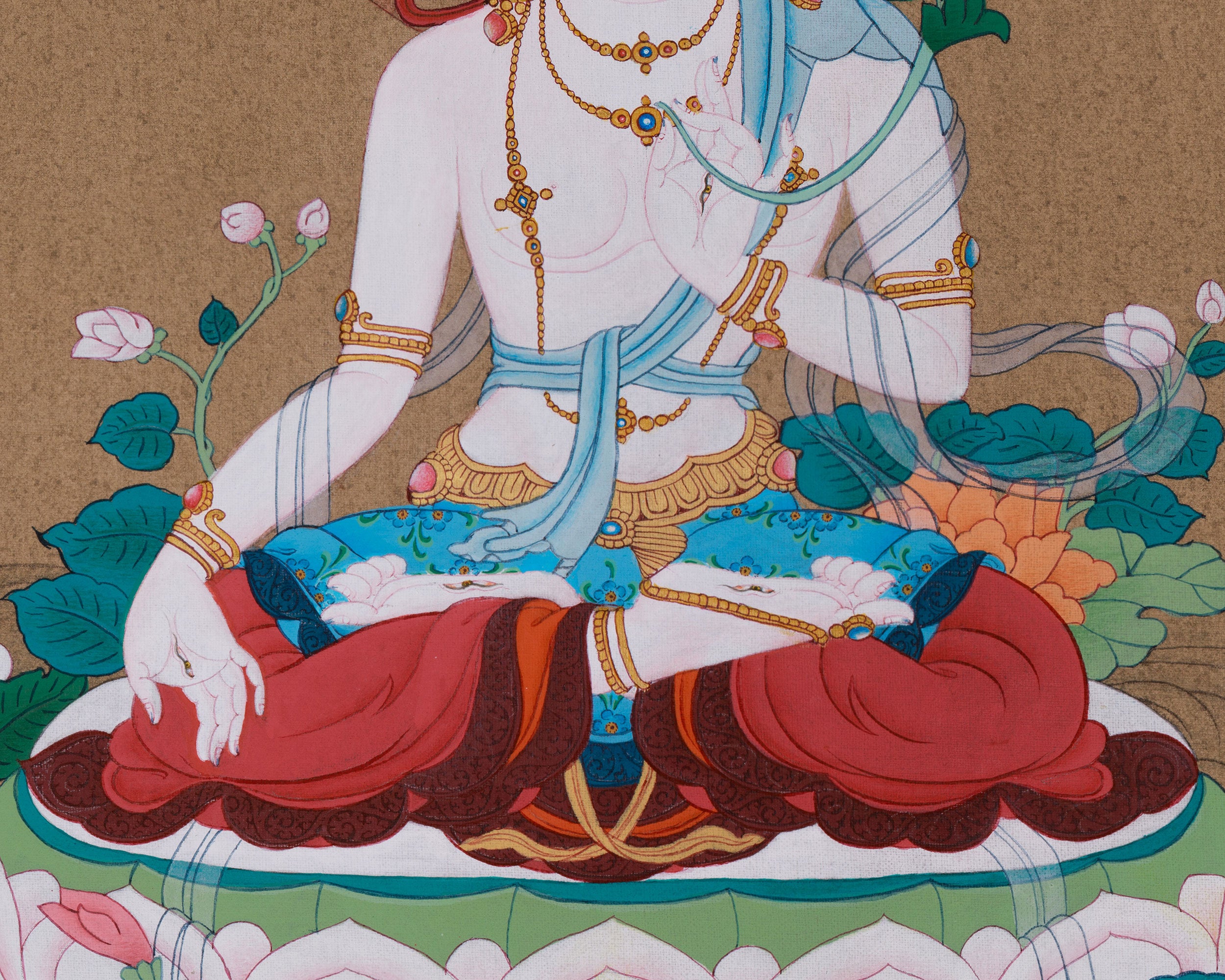 Divine Blessings of Healing Goddess White Tara | A Guardian of Health and Serenity