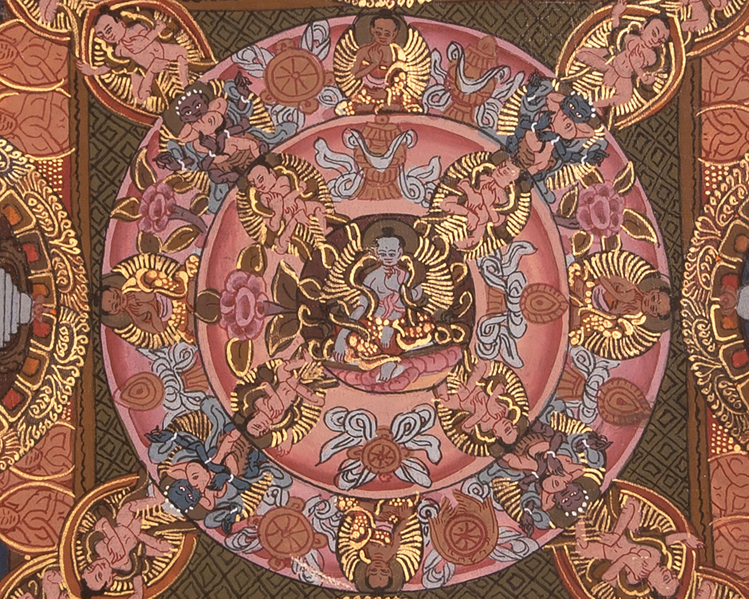 Buddhist Deity Mandala Thangka | A Gateway to Inner Awakening