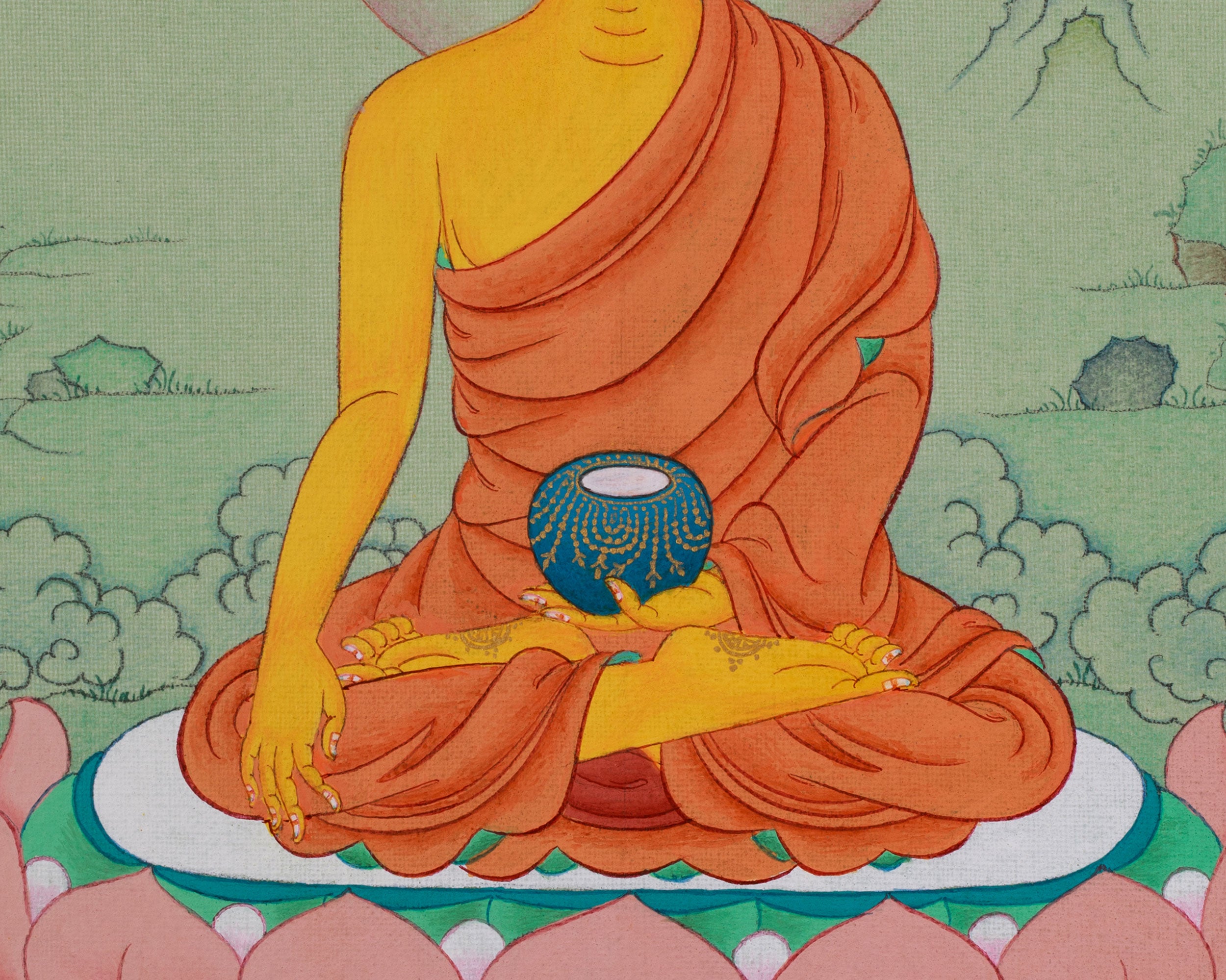 Historical Buddha Shakyamuni Art | The Enlightened Buddha for Devotion and Inner Awakening