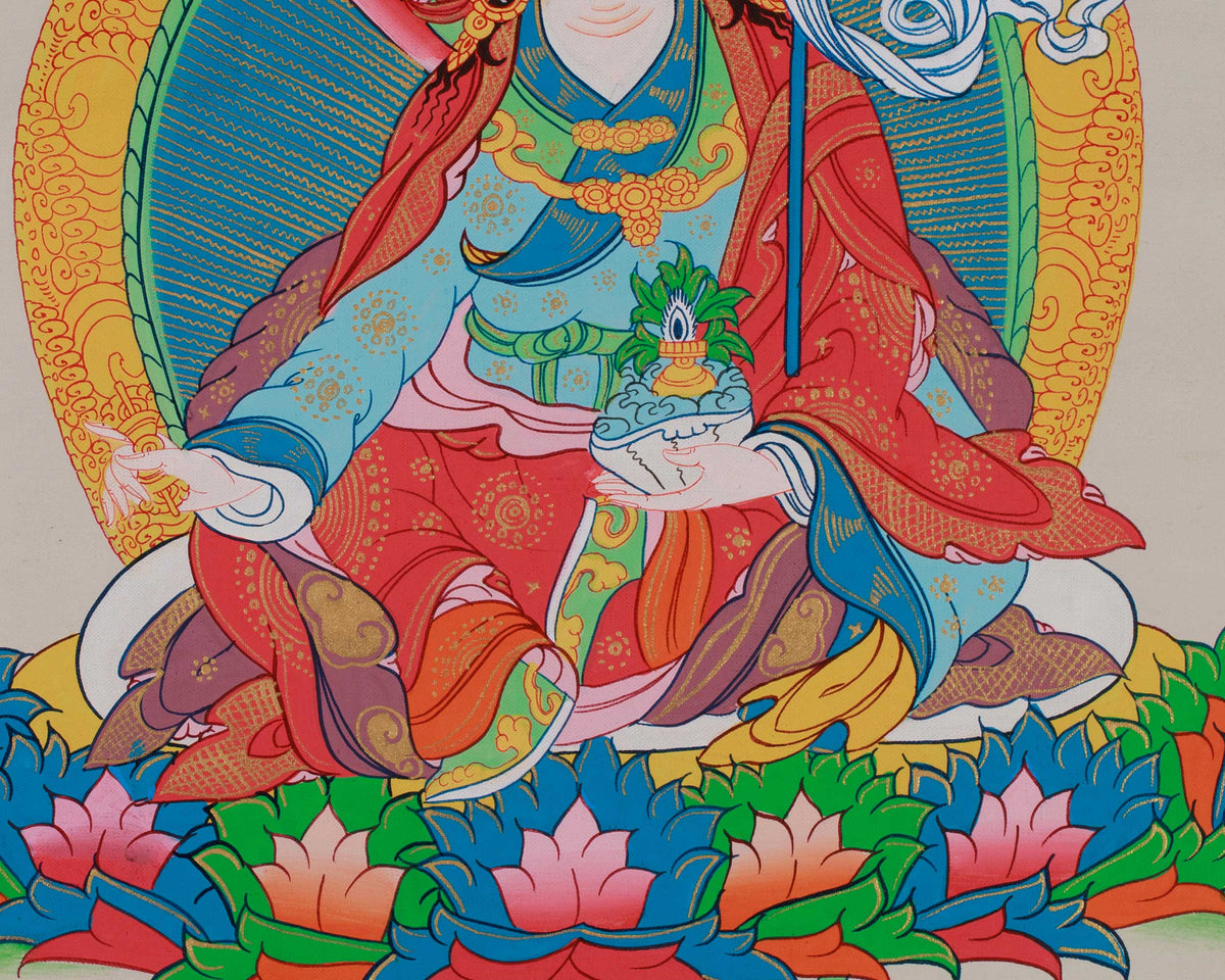 Guru Rinpoche Thangka | Greatest Tantric Master