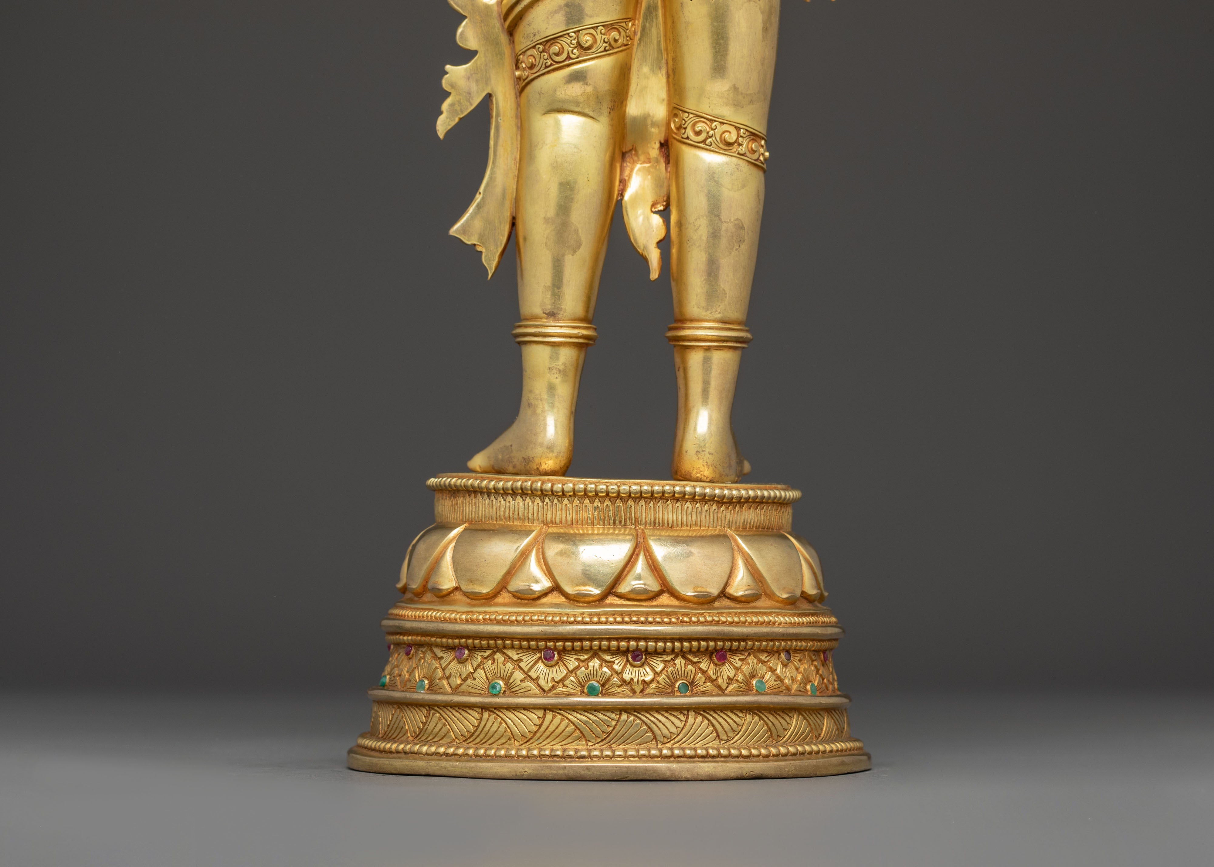 The Standing Manjushri Art | Symbol of Transcendent Wisdom and Enlightenment