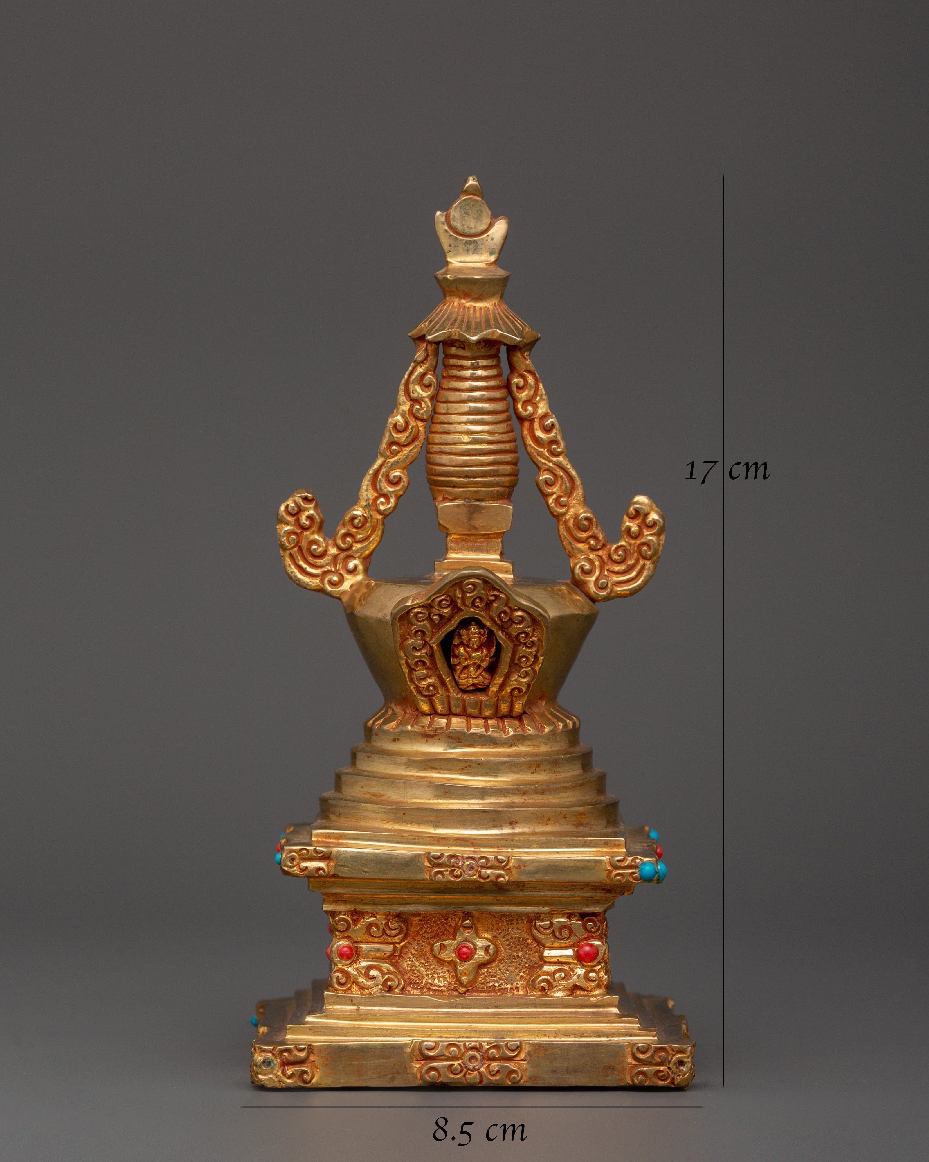 Sacred Tibetan Stupa for Meditation | Buddhist Altar Decor