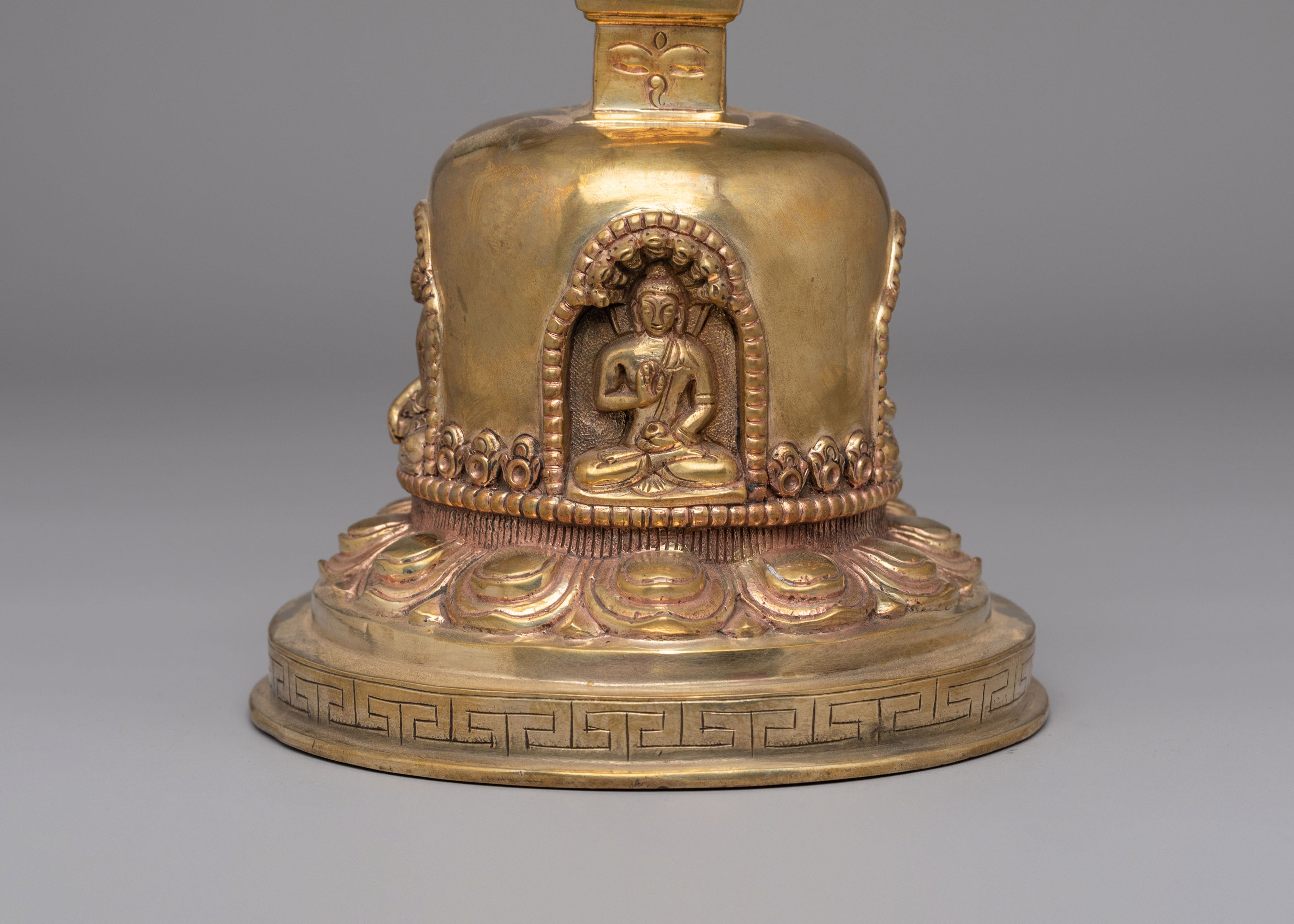 Traditional Chorten Kora | Buddhist Prayer Wheel for Meditation and Rituals