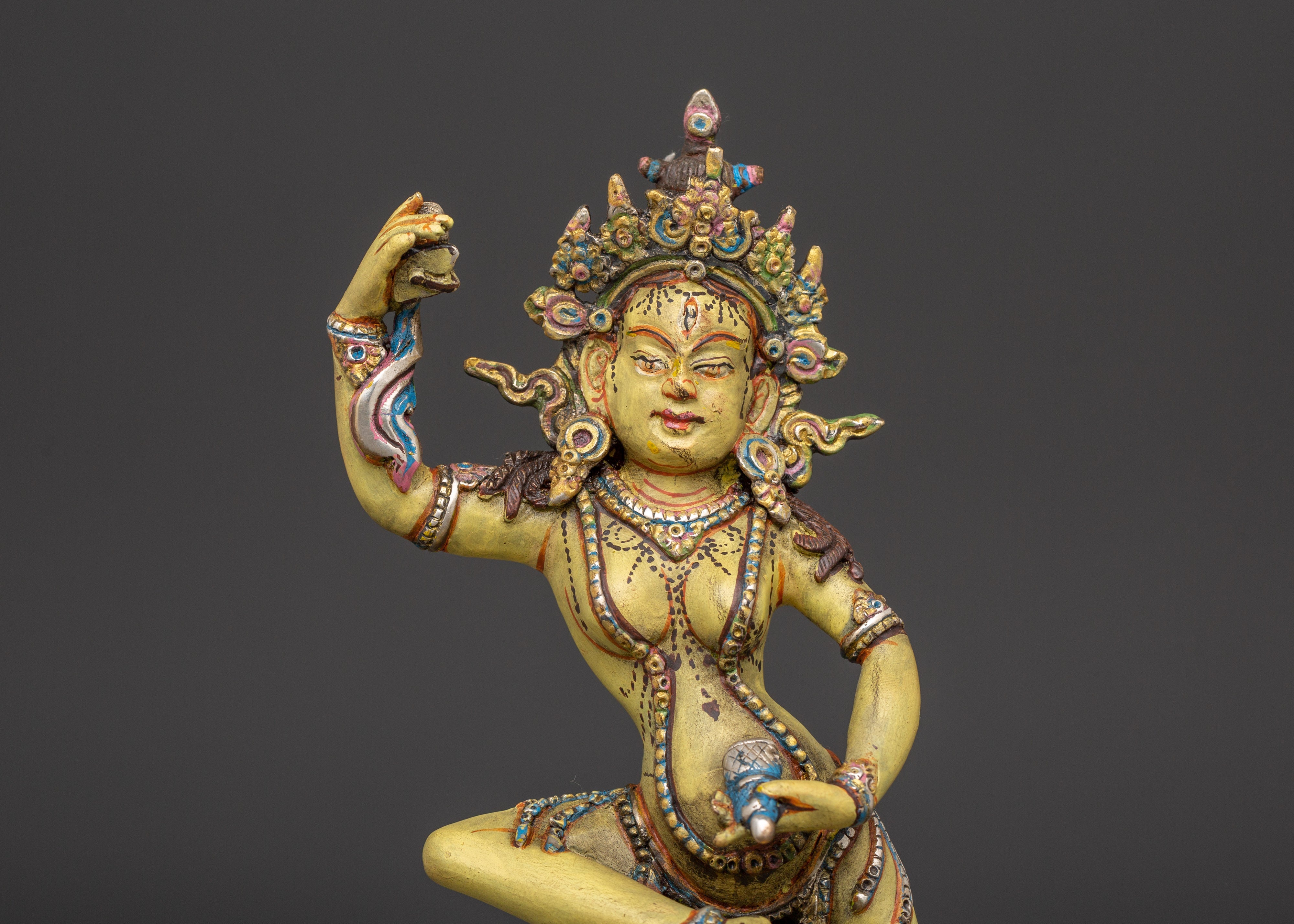 Handcrafted Machig Labdron Figurine | Tibetan Copper Goddess Statue