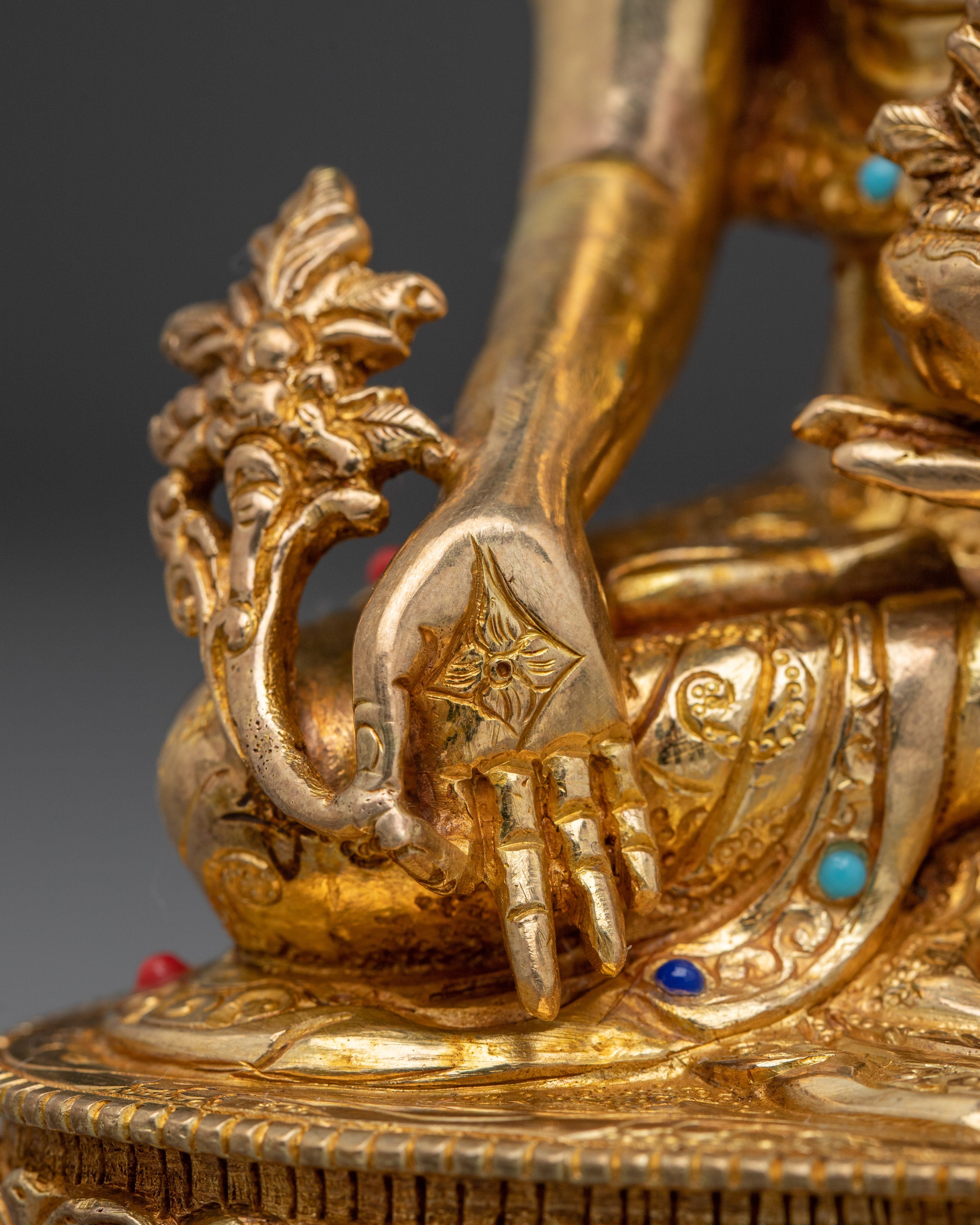 Exquisite Medicine Buddha Sculpture | Buddhist Healing Deity