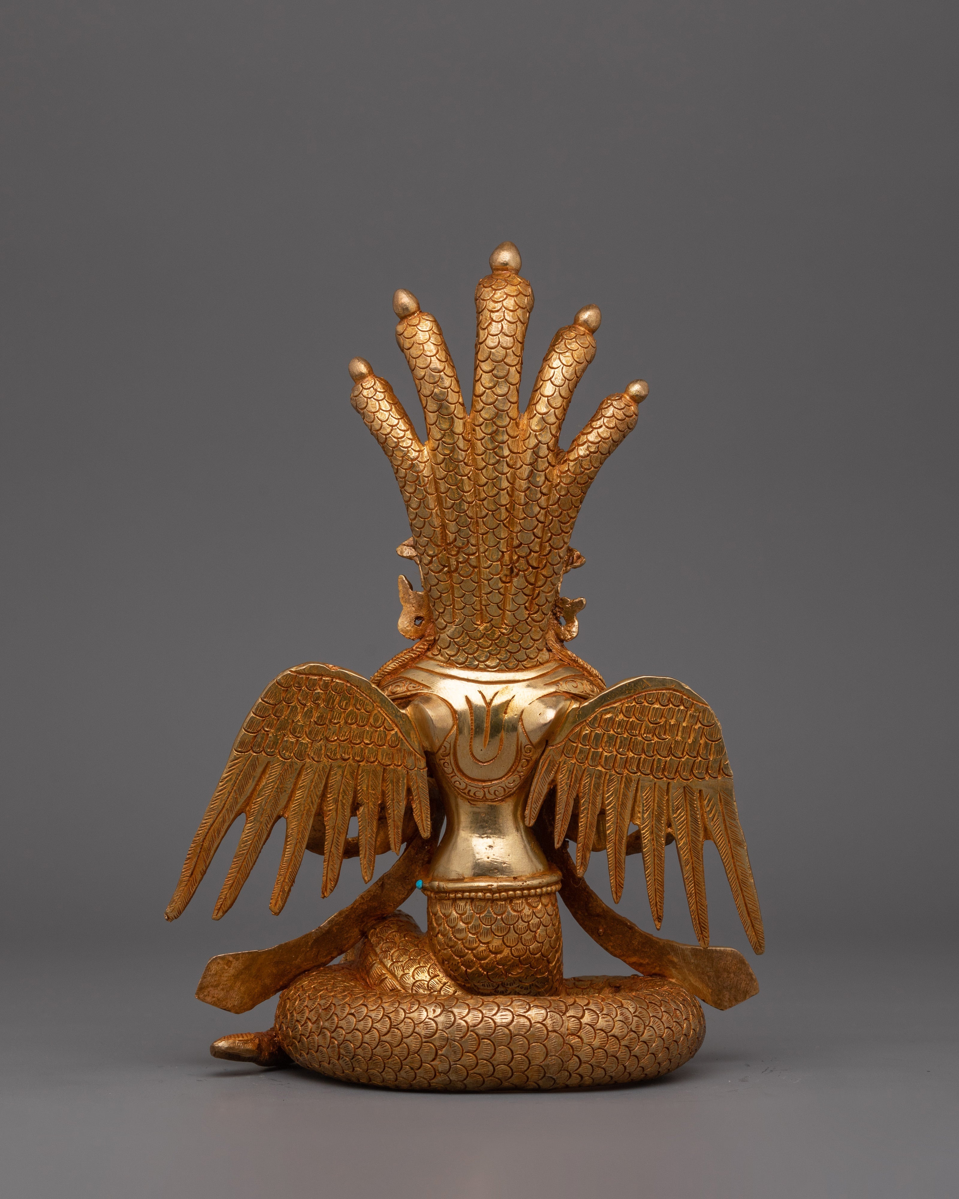 Handmade Statue of Nagkanya | A Sacred Guardian in Himalayan Art