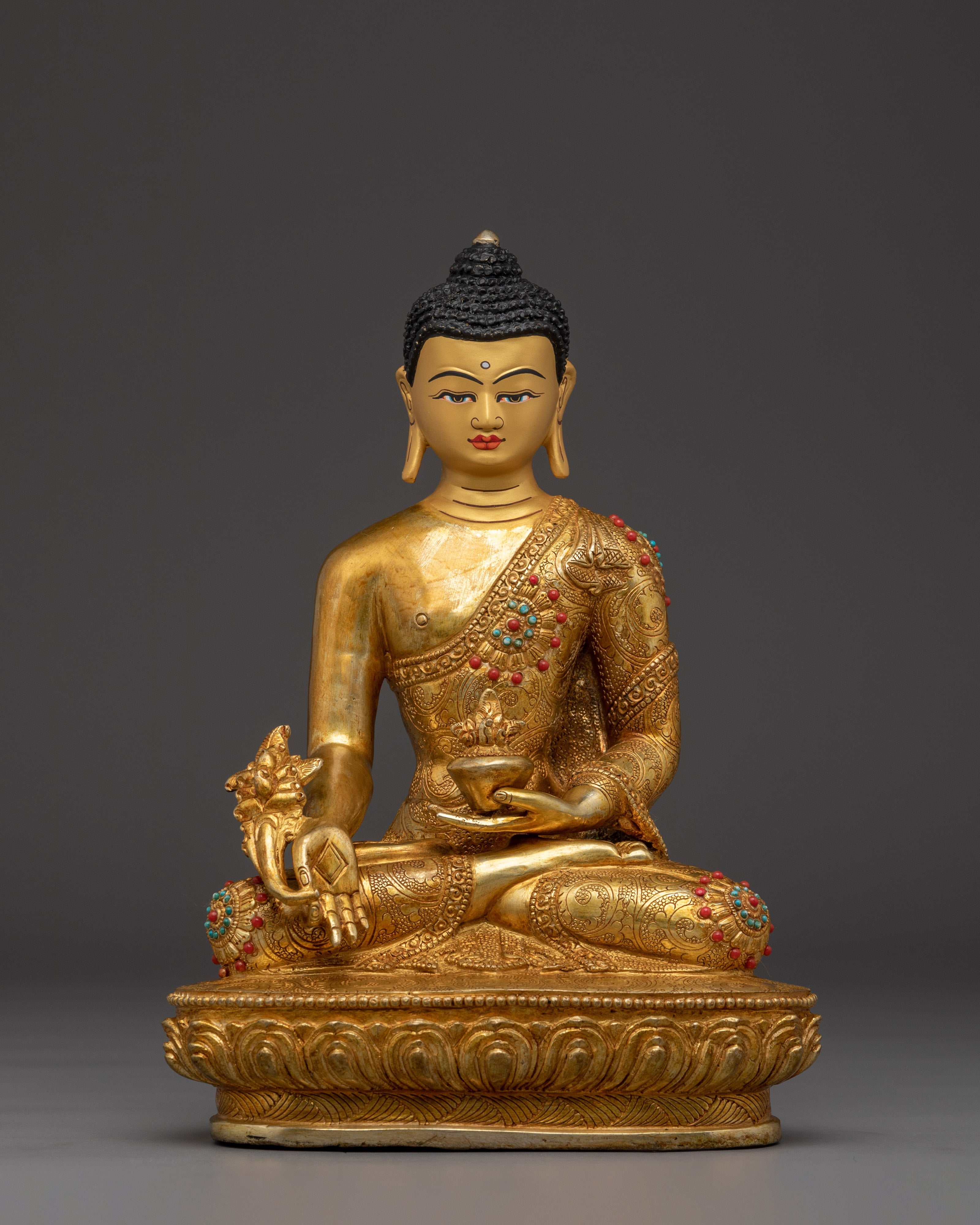 Exquisite Medicine Buddha Statue | Buddhist Healing Deity