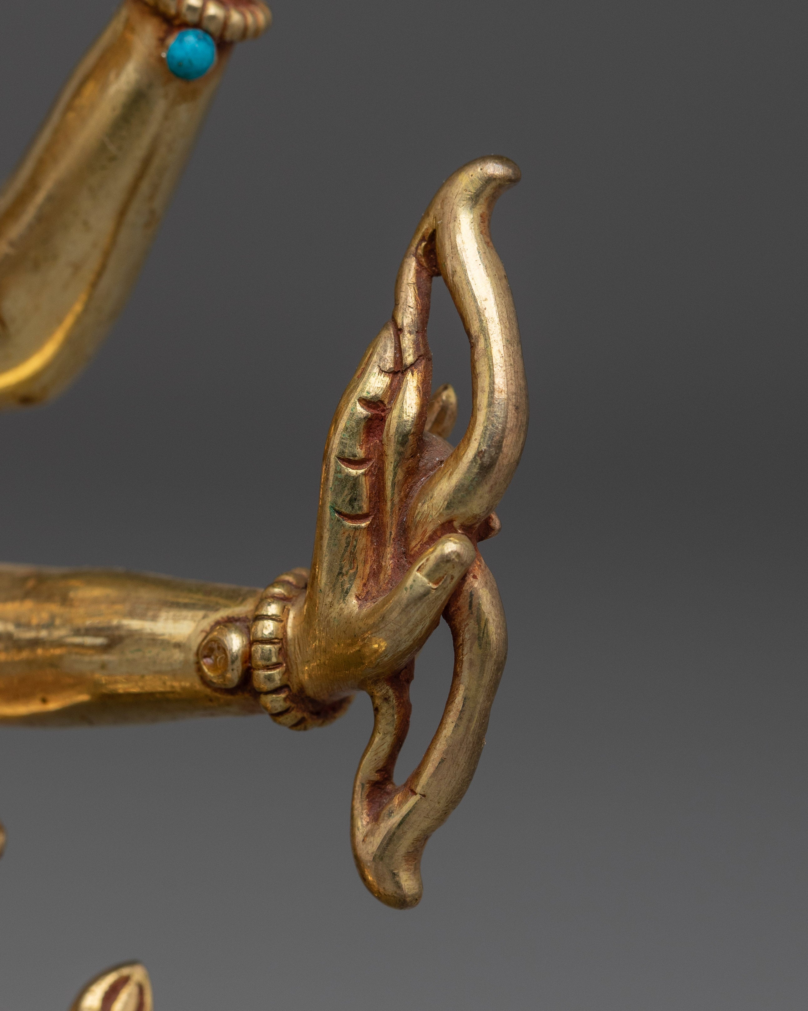 Tibetan Buddhist Deity Namgyalma Copper Statue | Spiritual Protector Sculpture