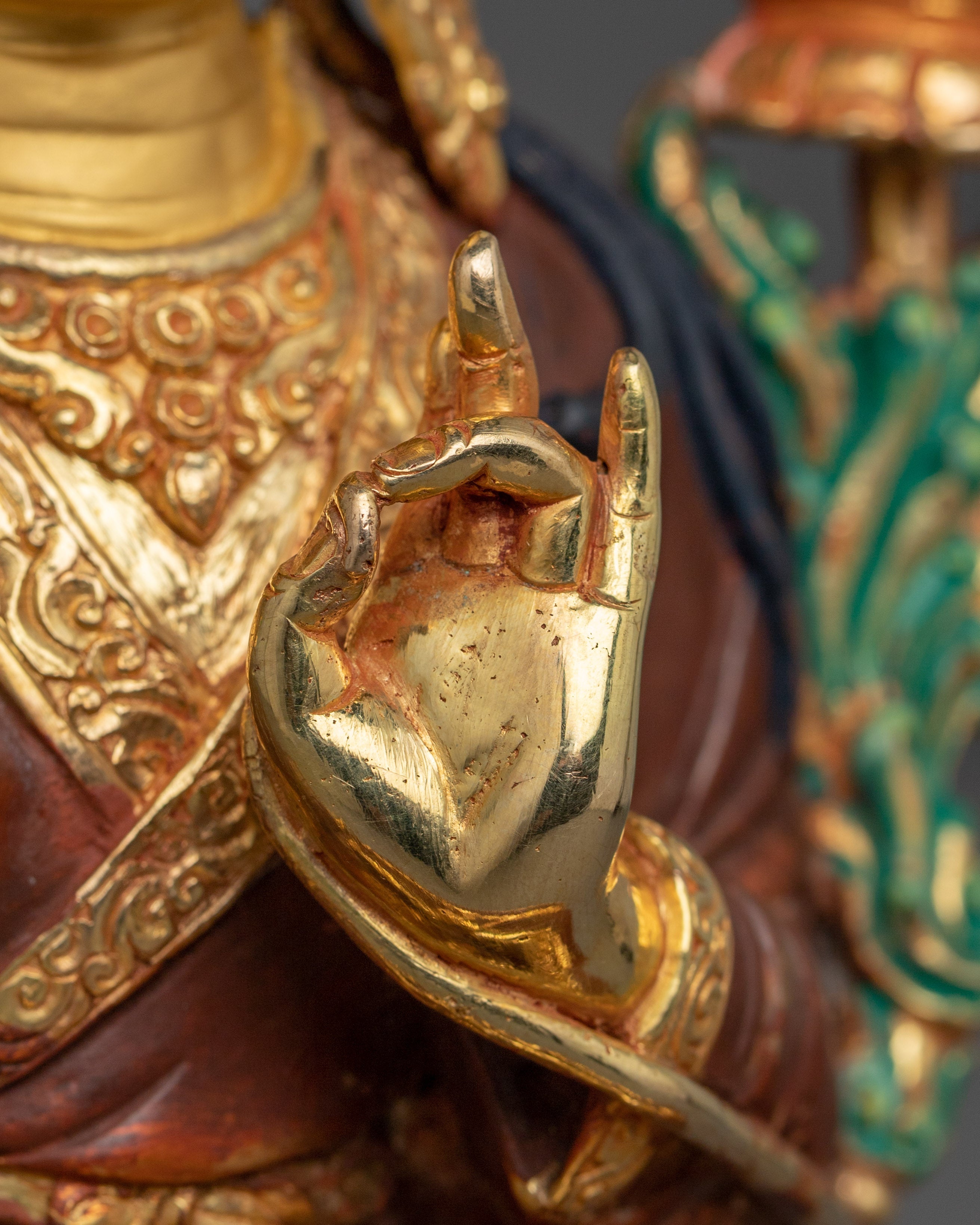 Tibetan Statue of Yuthok Yoten Gonpo | Traditional Artwork