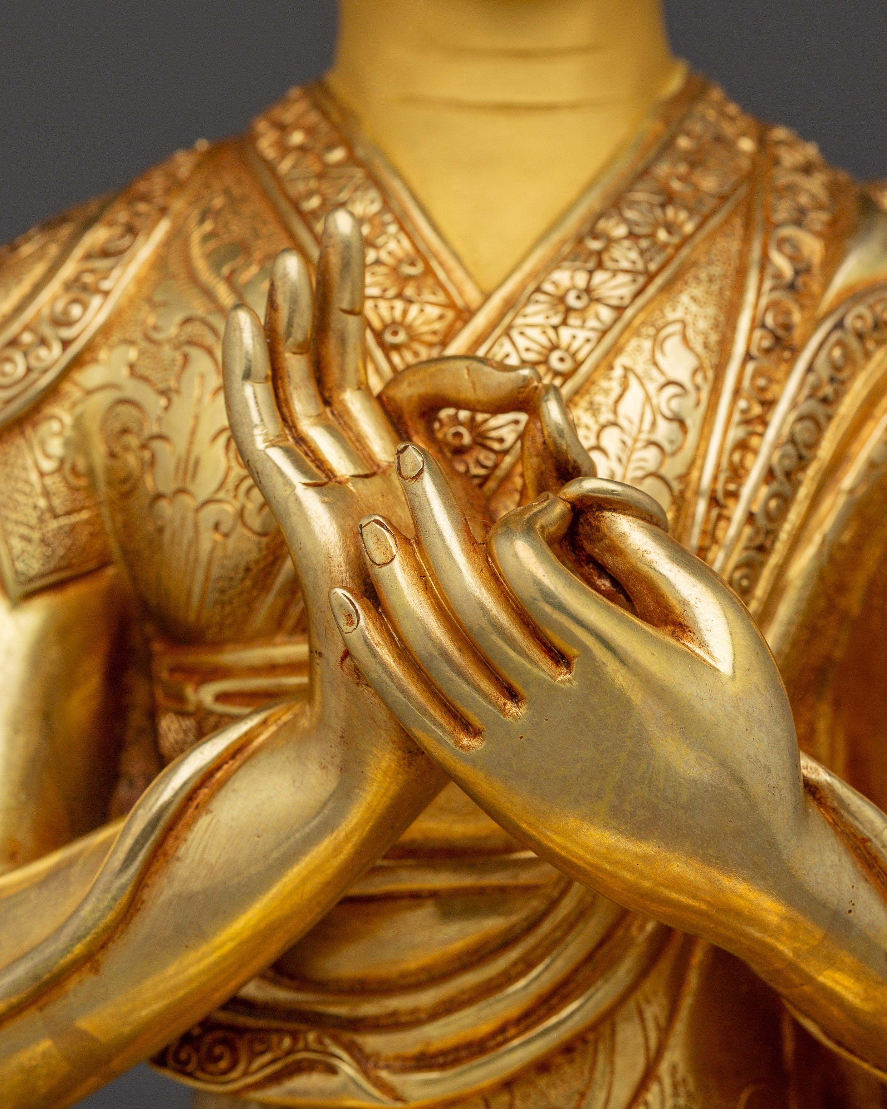 Lama Tsongkhapa set statue | Enlightened Master