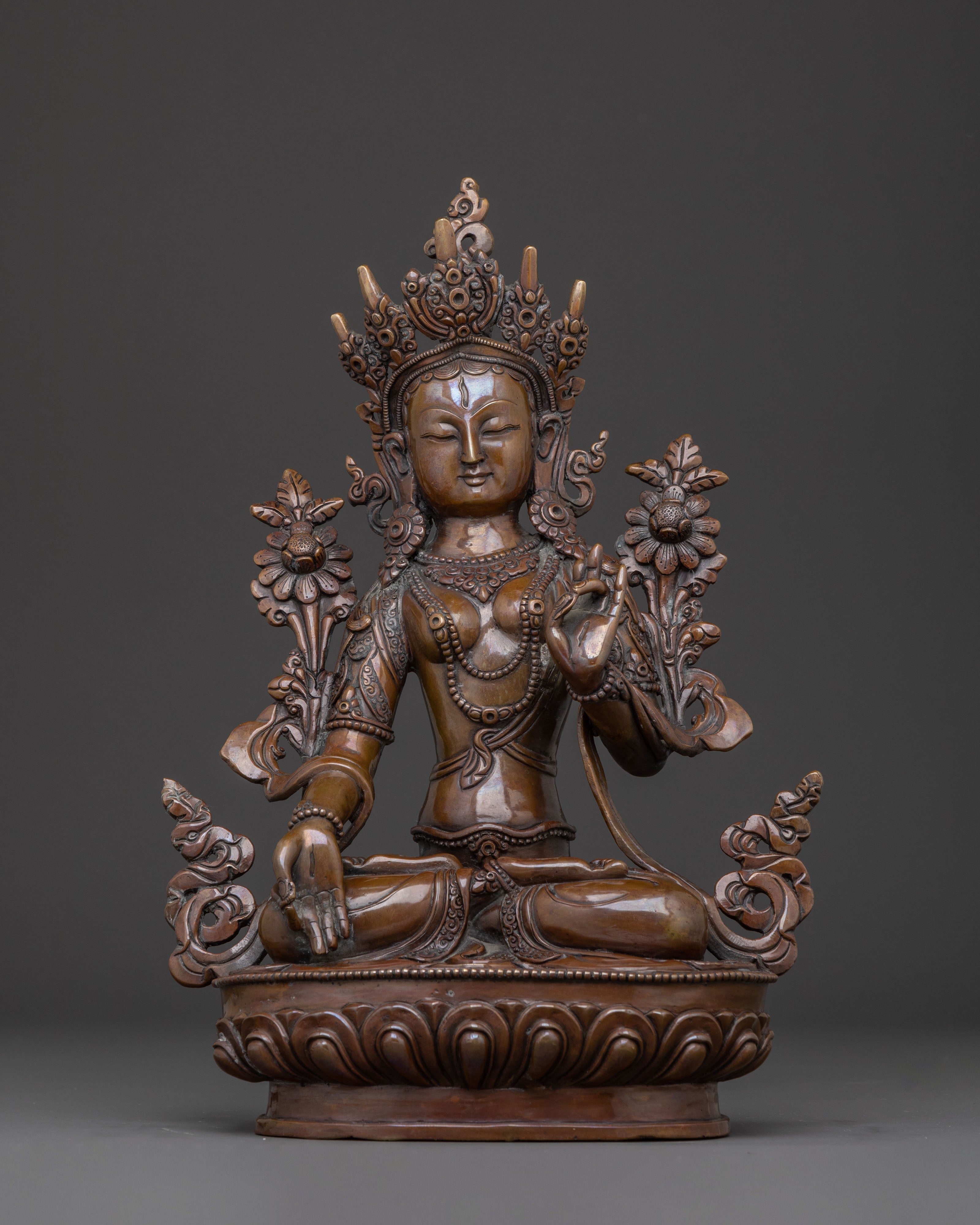 White Tara Spiritual Deity Statue