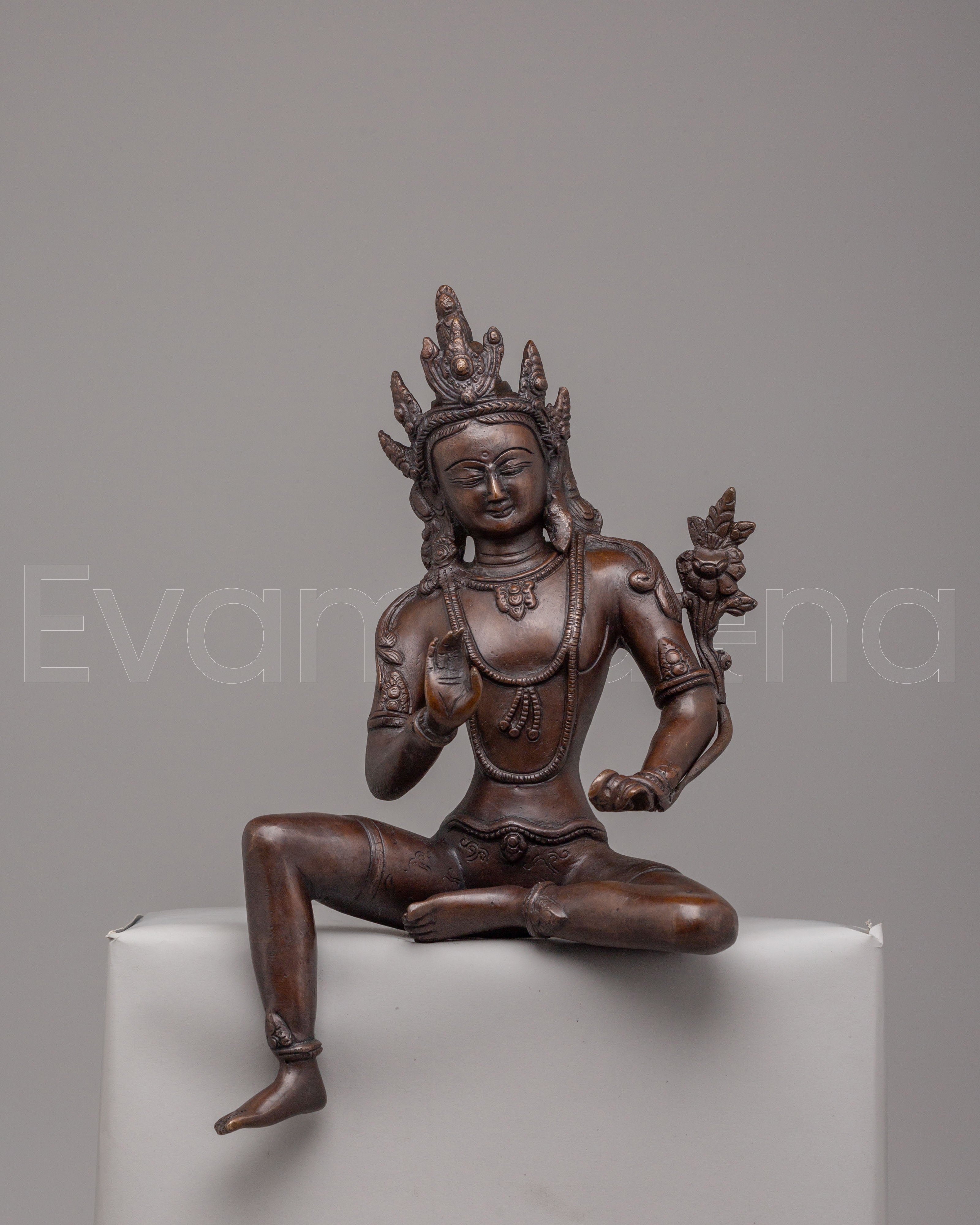 Goddess Green Tara Statue