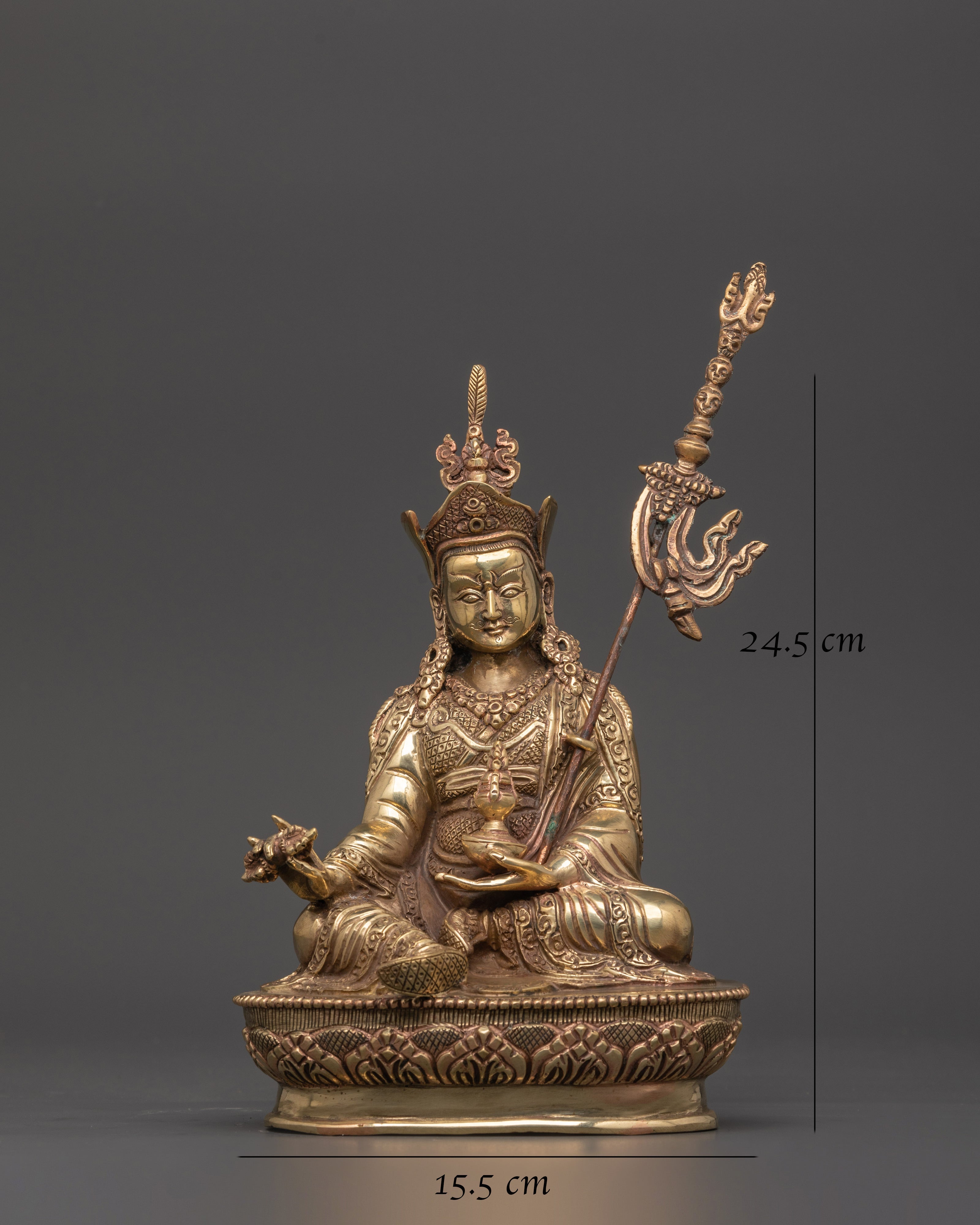 Guru Rinpoche Buddhist Tantric Deity | Padmasambhava Tibetan Sculpture