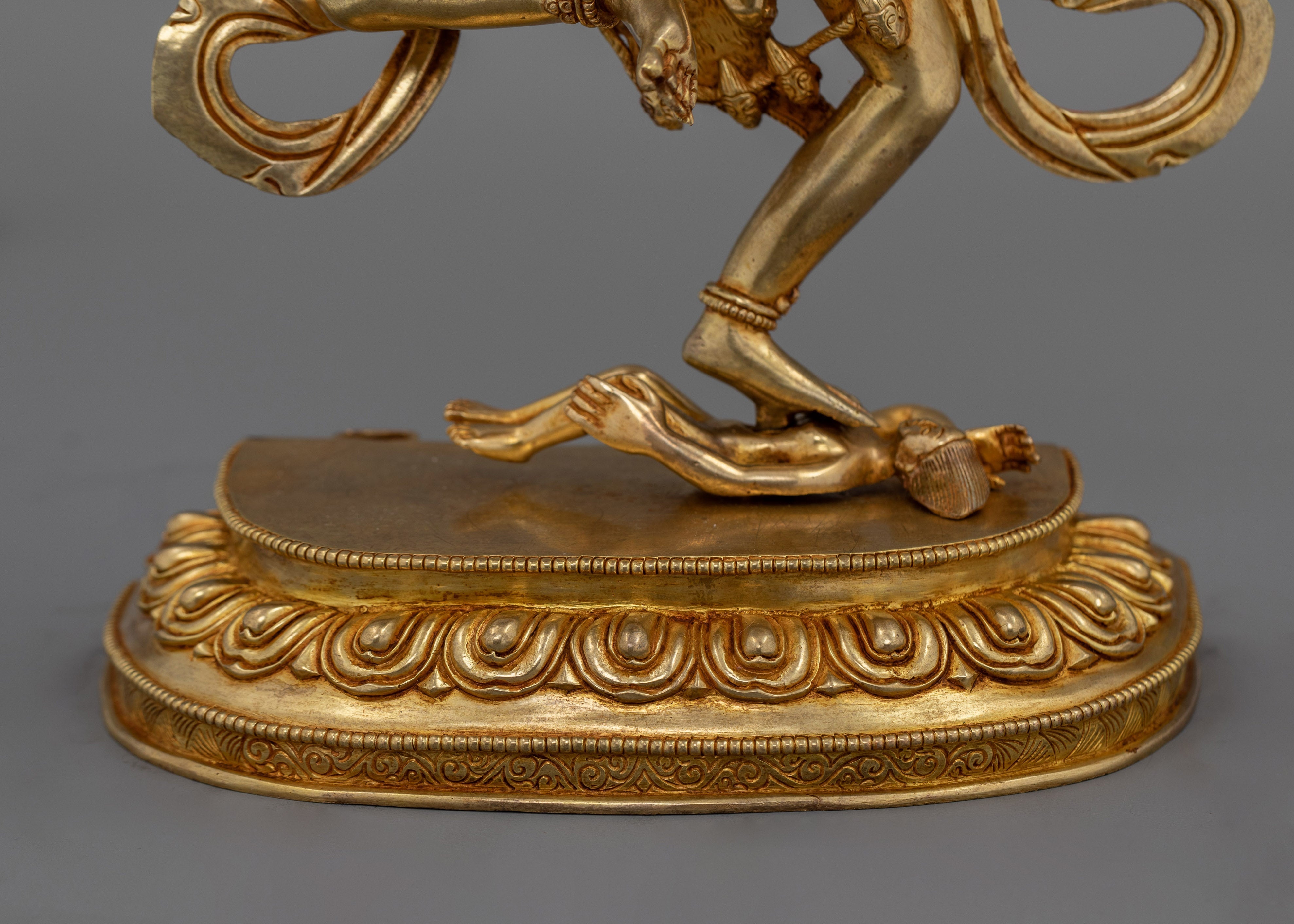 Lion-Faced Dakini Simhamukha Sculpture | Fierce Protector and Dharma Defender