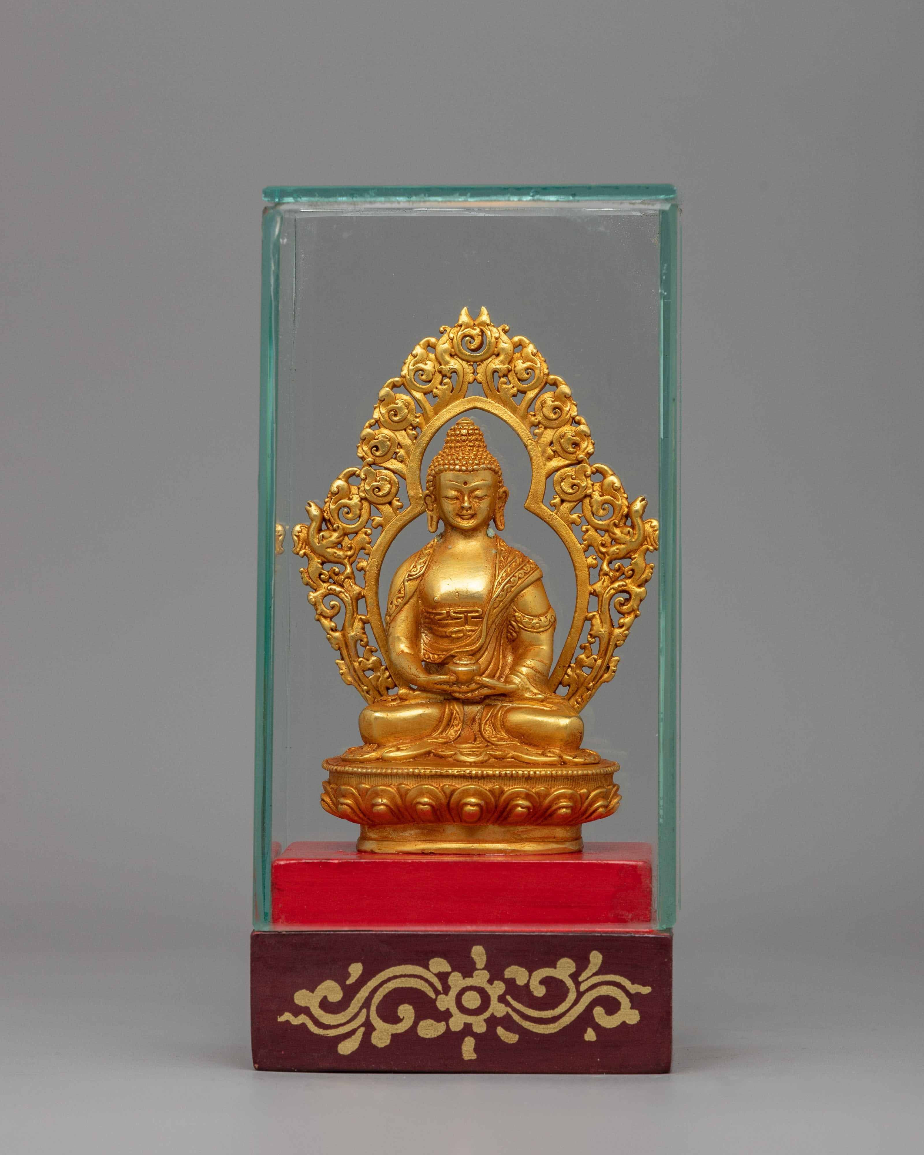 Gold-Plated Amitabha Buddha Statue