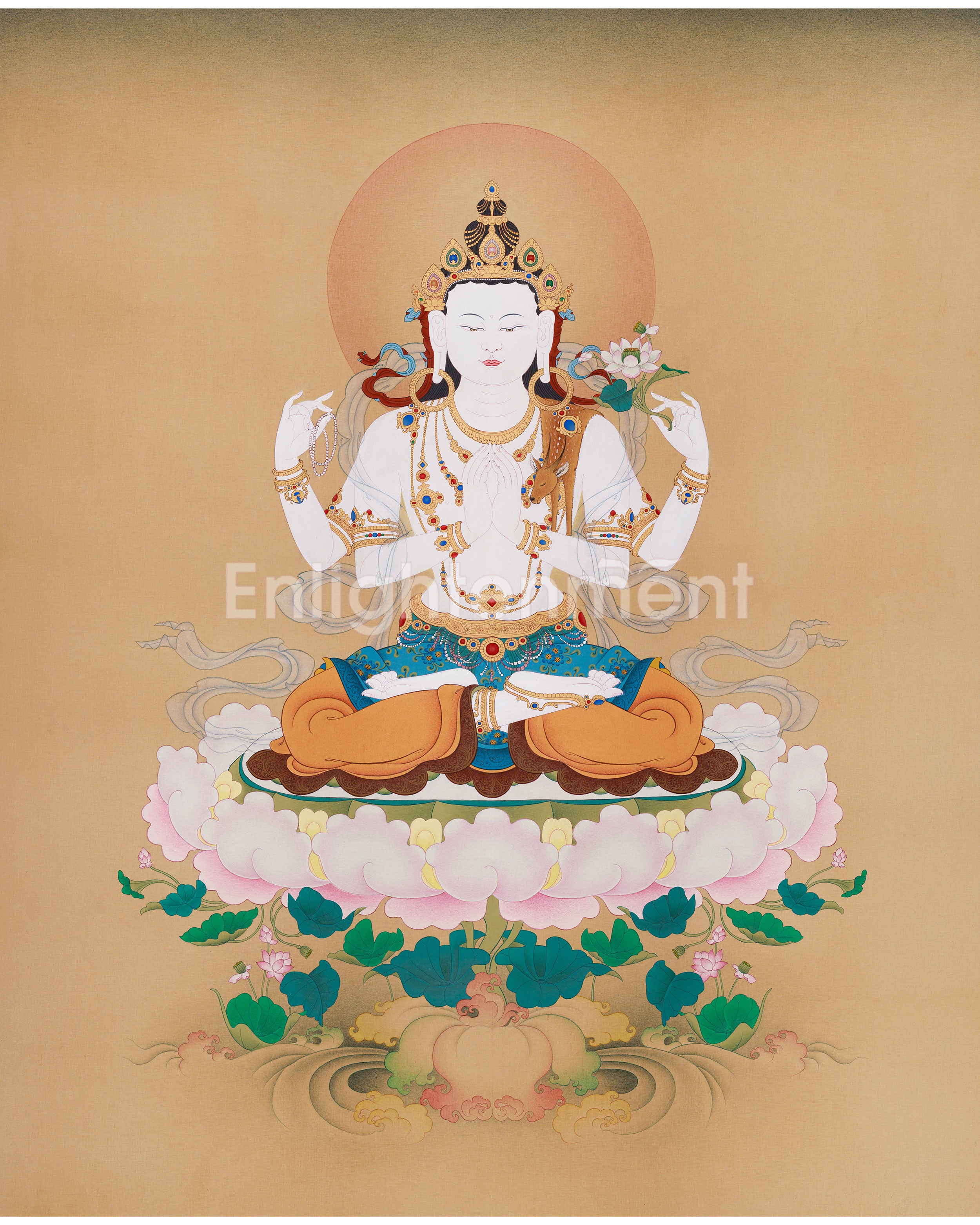 4-armed-chenrezig-buddha-thangka