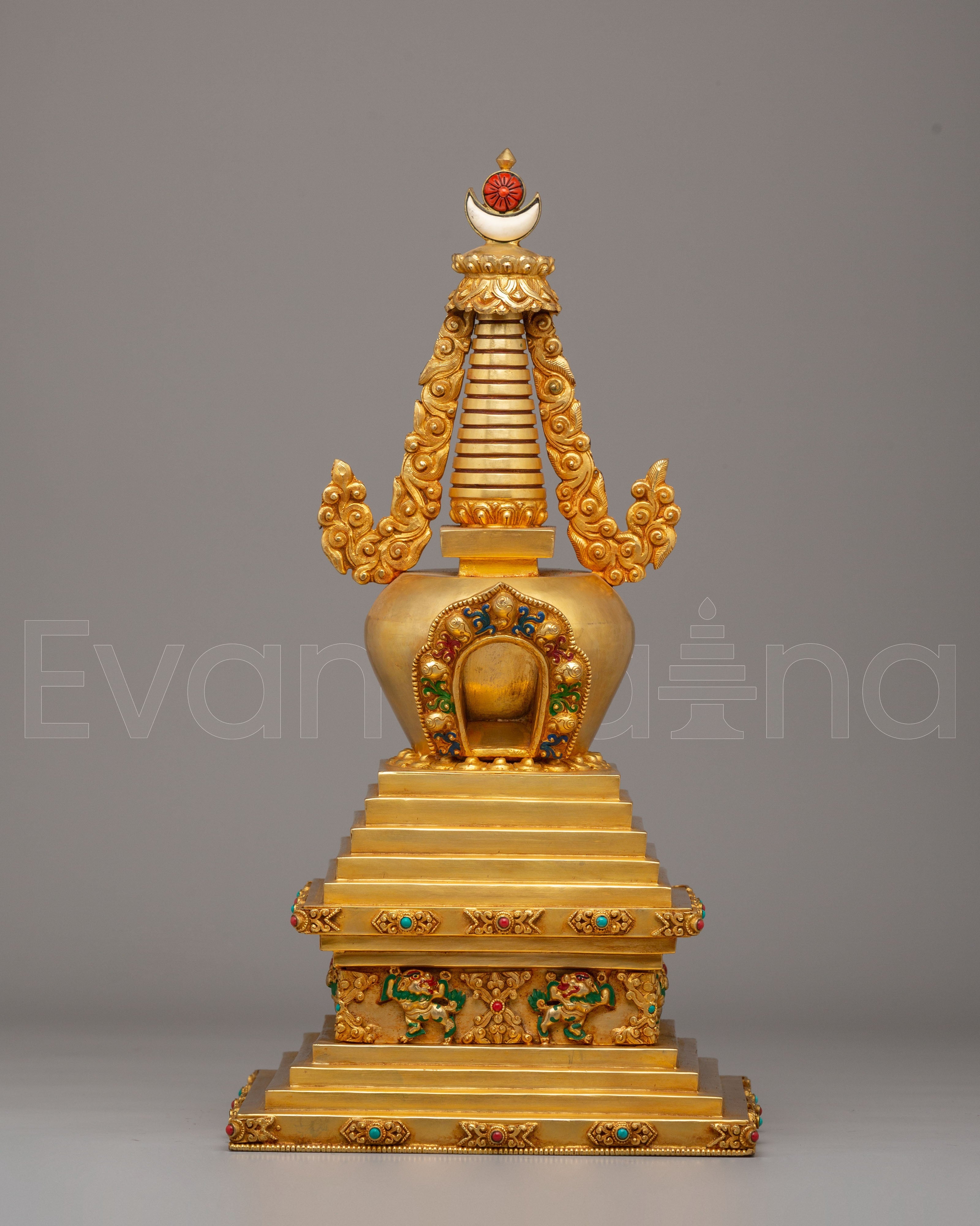 Sacred Buddhist Enlightenment Stupa