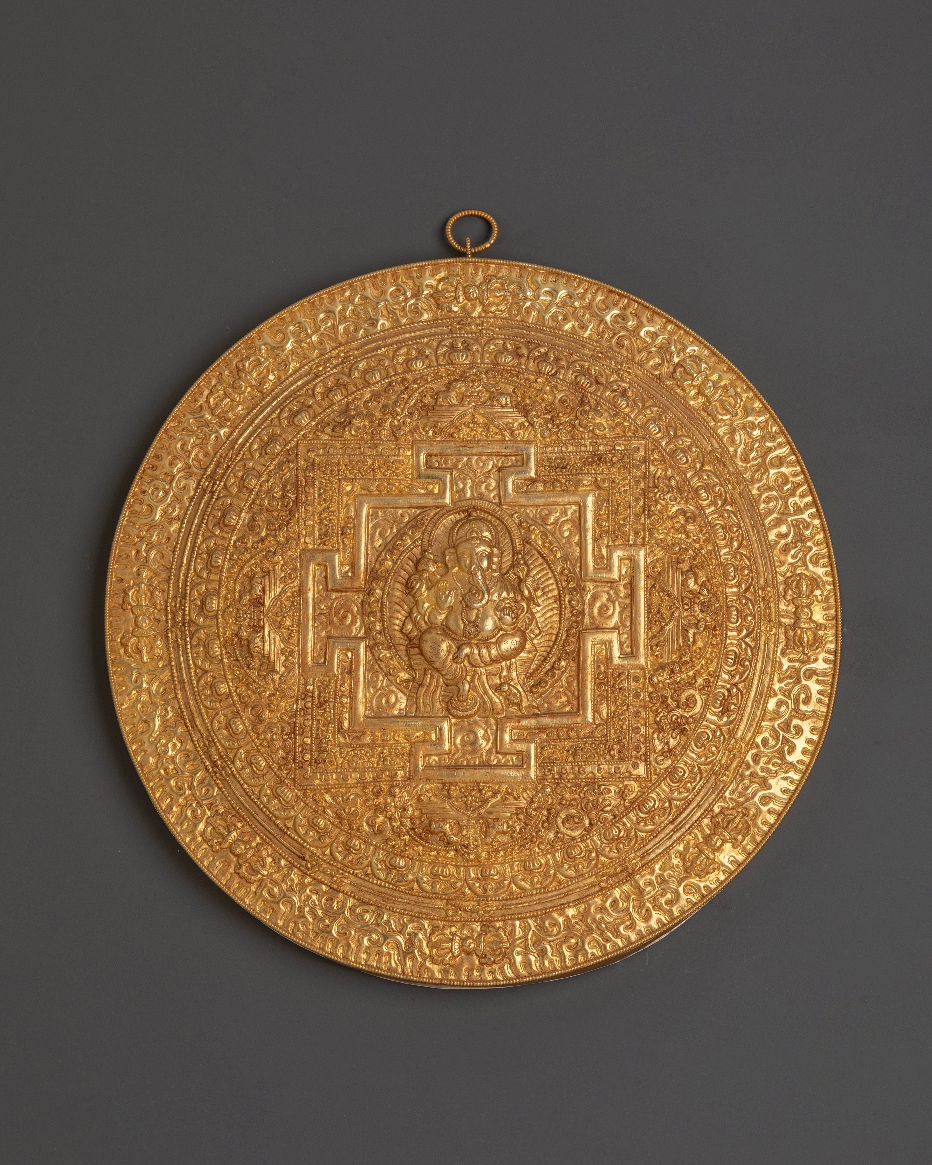 Tibetan Ganesha Mandala Wall Hanging