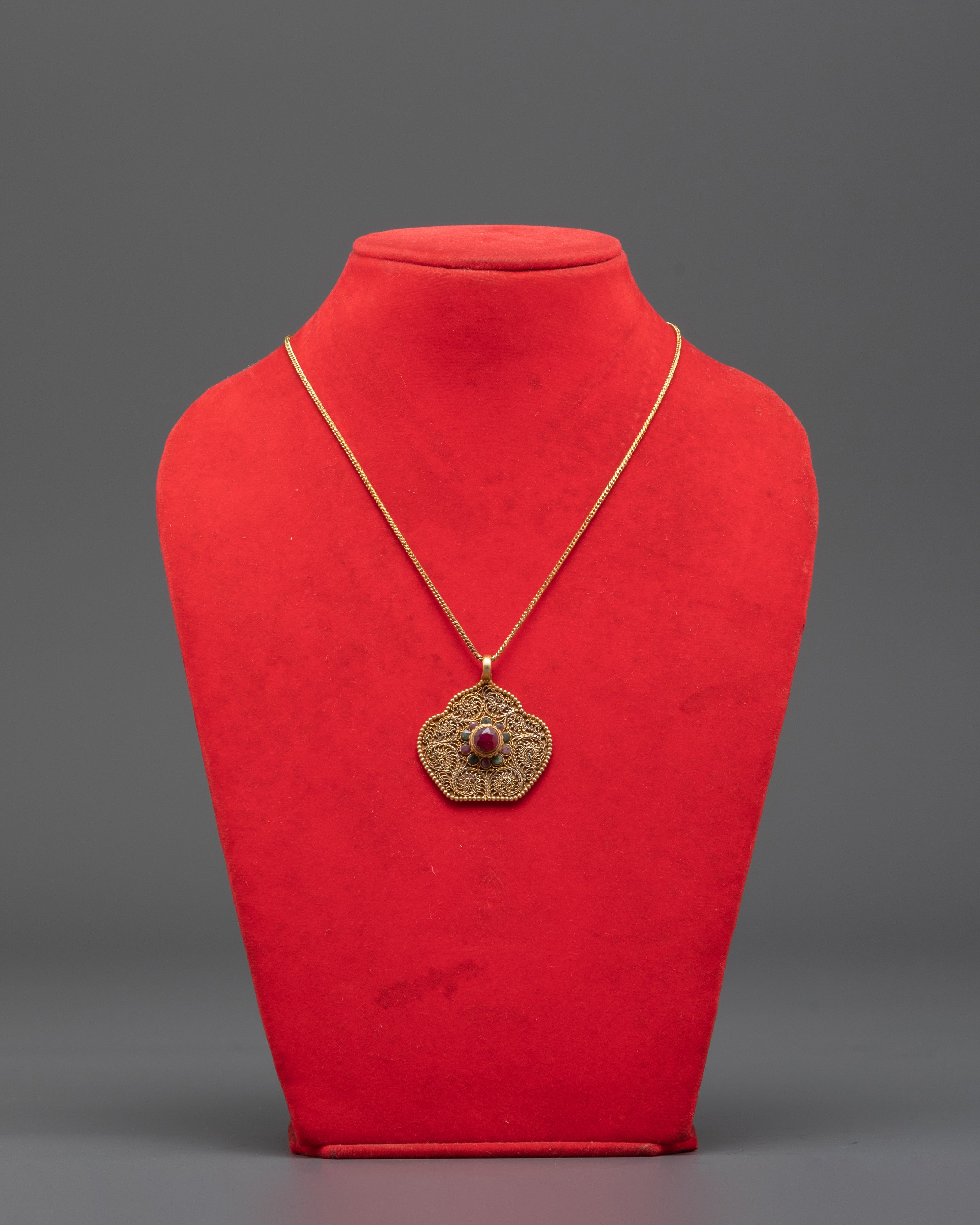 Handcrafted Ruby Pendant