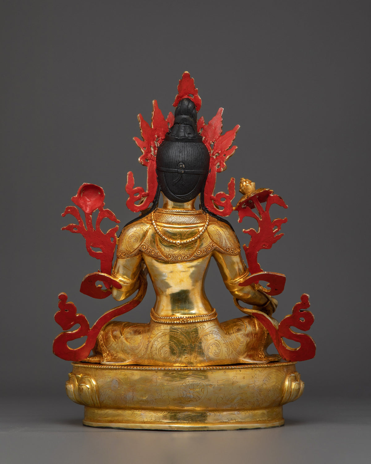 Handcrafted Green Tara with Gemstones for Altar | Syamatara Feminine Energy & Healing