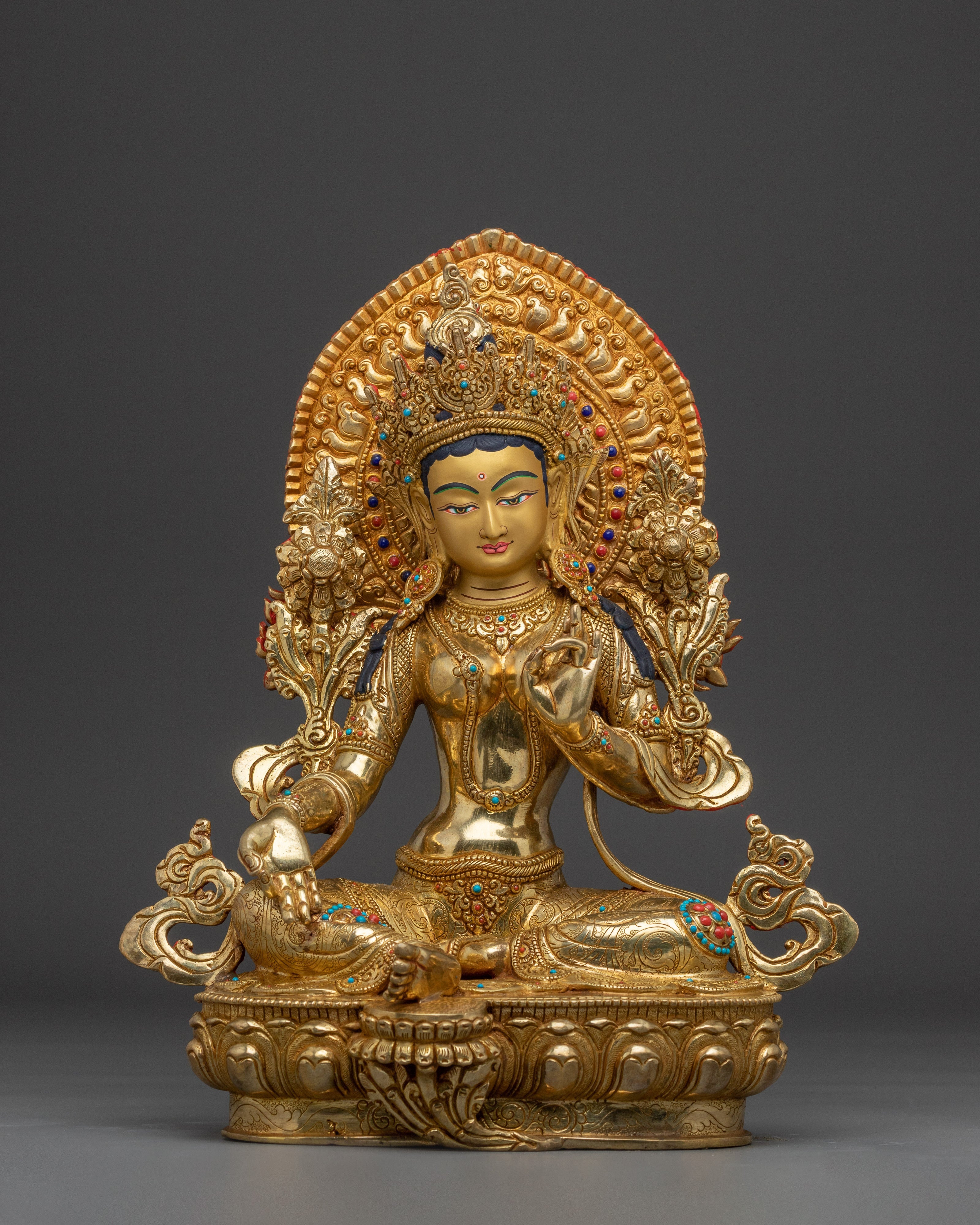Peaceful Green Tara Art