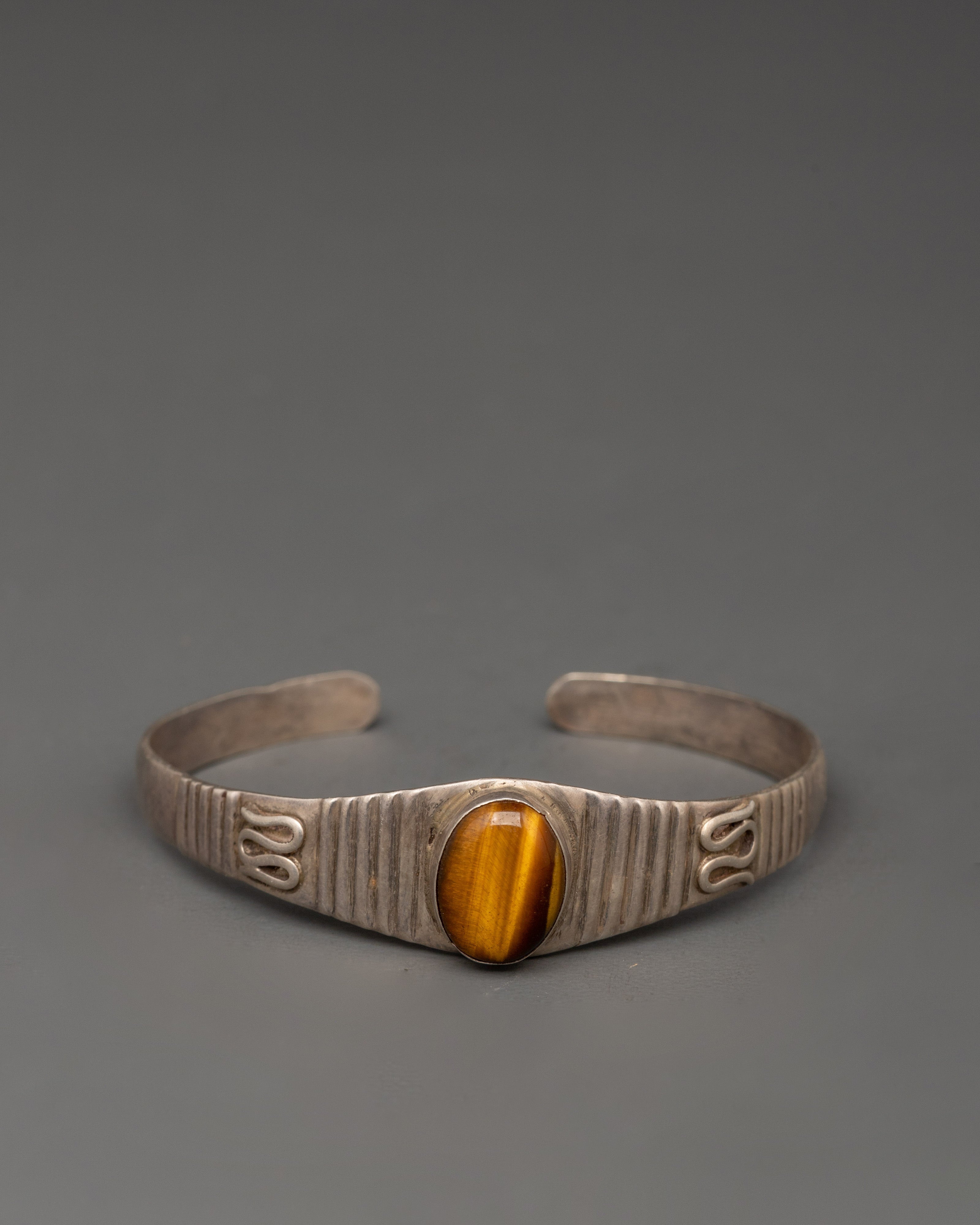 Silver-plated cuff bracelet