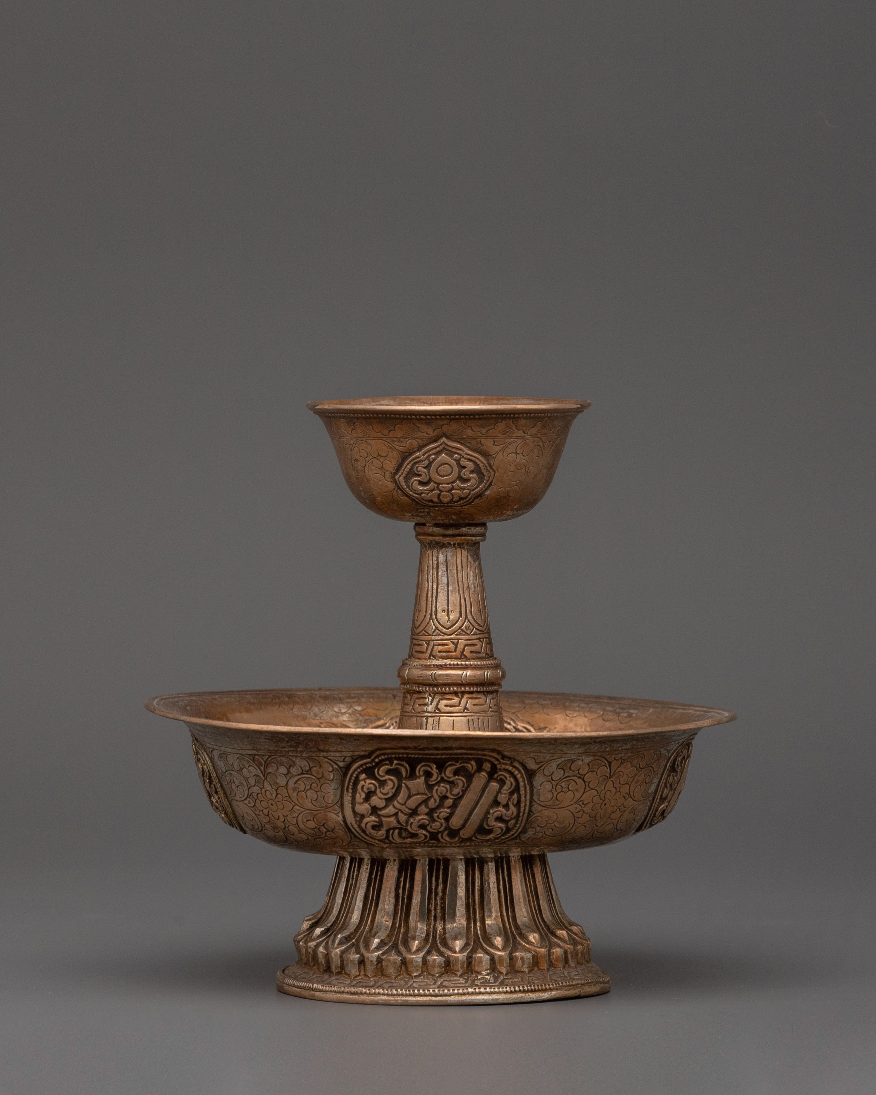 Silver Antique Serkyem Set