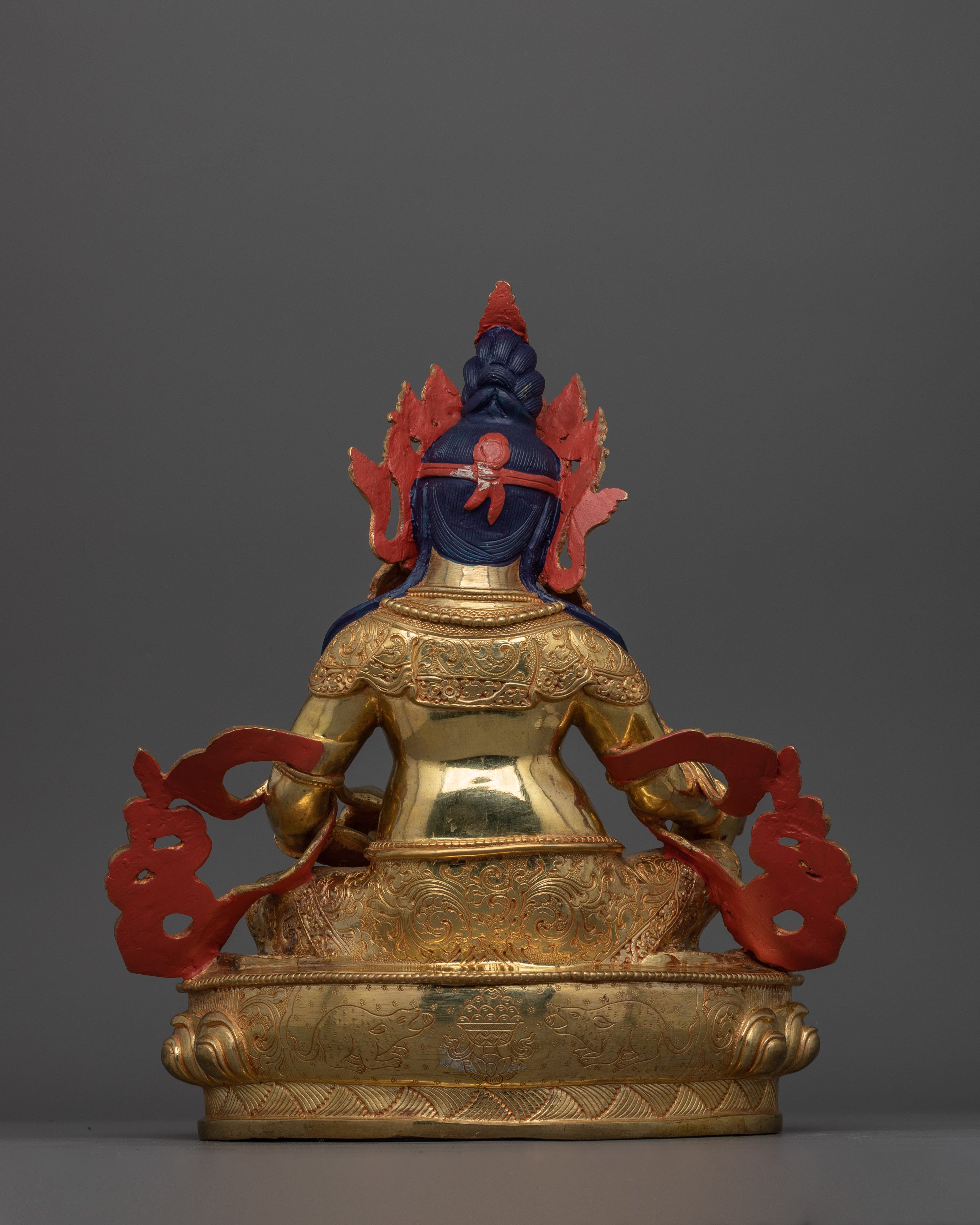 Dzambhala Kubera Wealth Deity Statue | Icon for Material and Spiritual Abundance