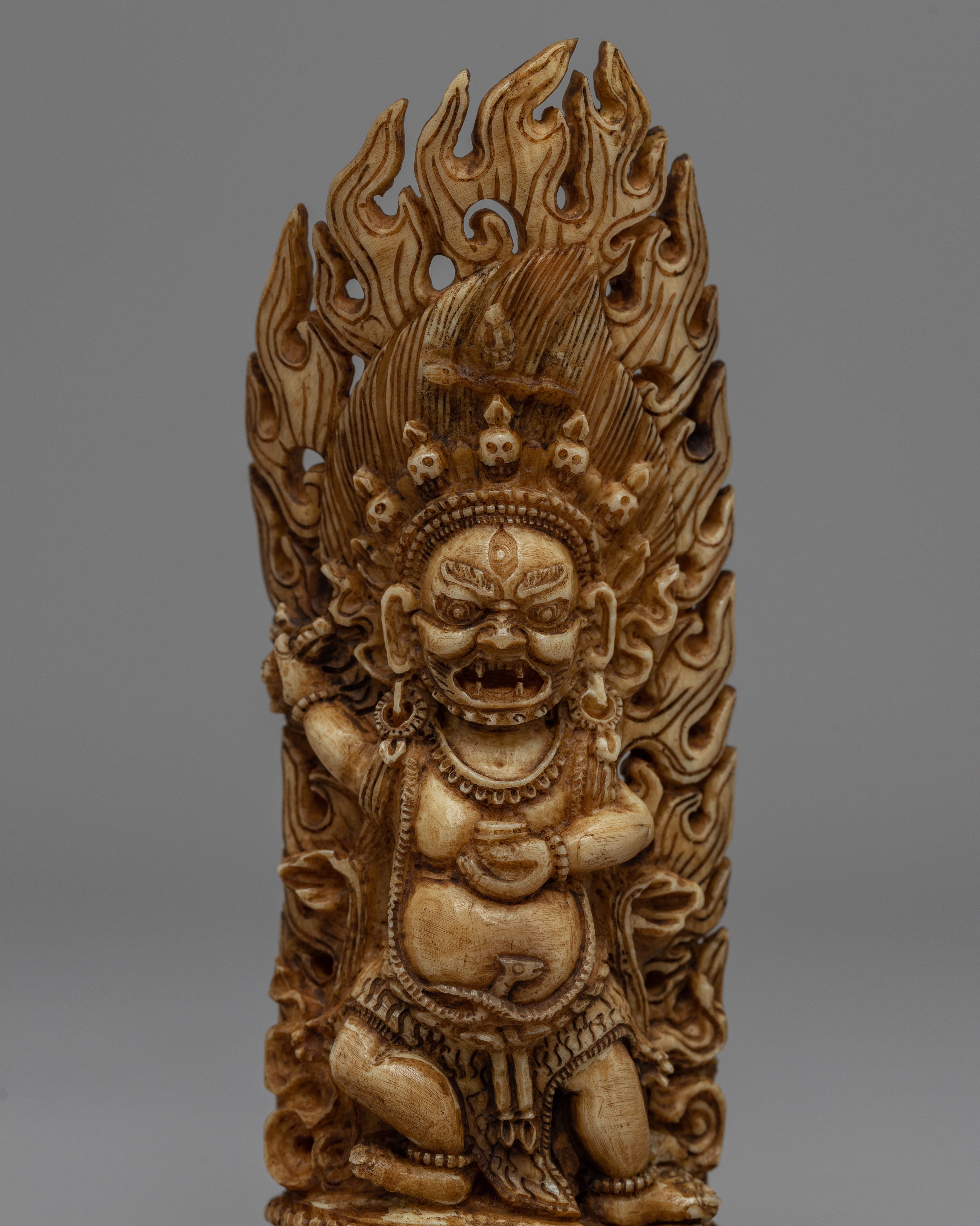 Mahakala Buddhist Seal Stamp | Evoke the Power and Presence of the Fierce Protector Deity