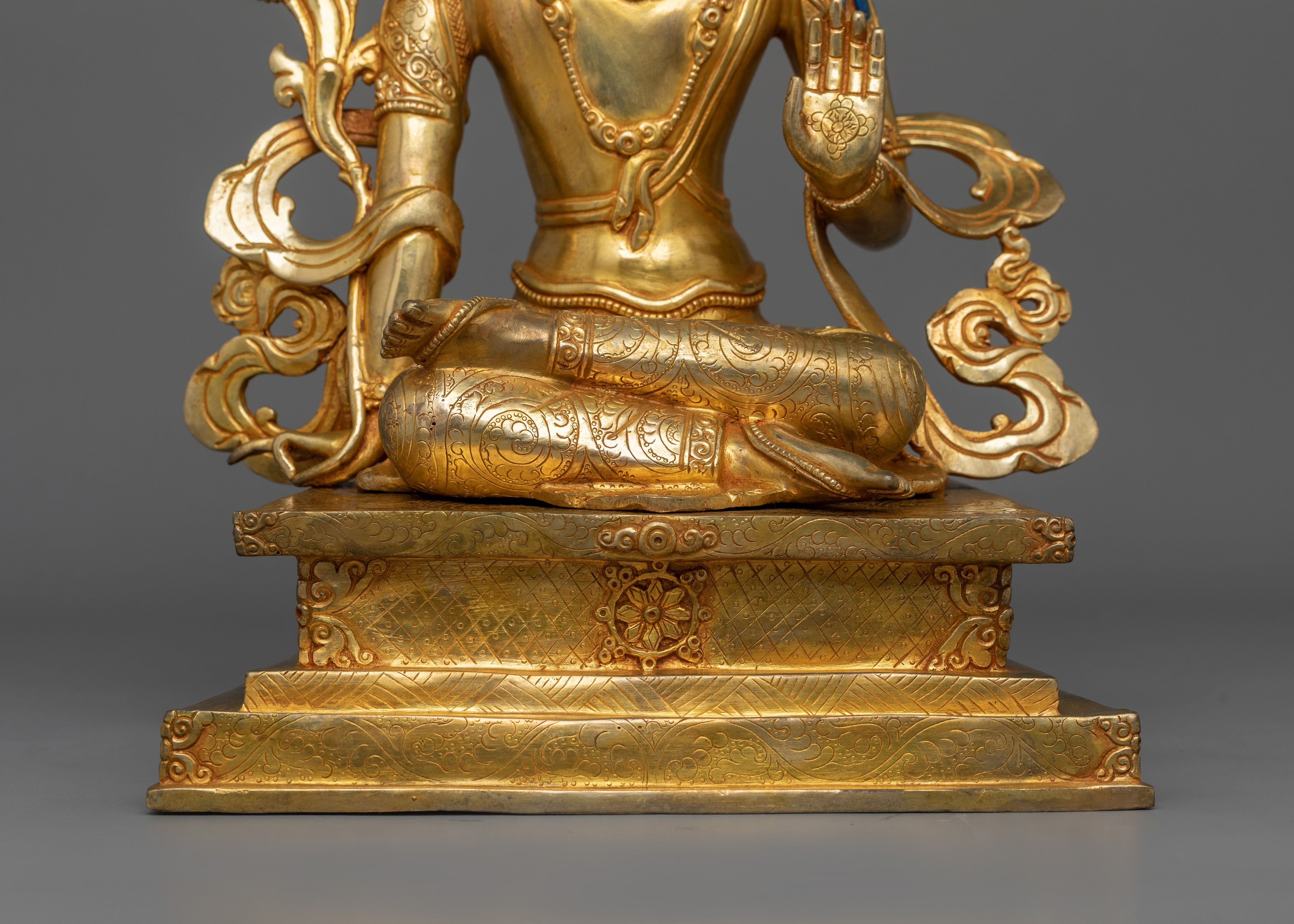 Handmade Beautiful Bodhisattva Statue | Traditional Himalayan Art