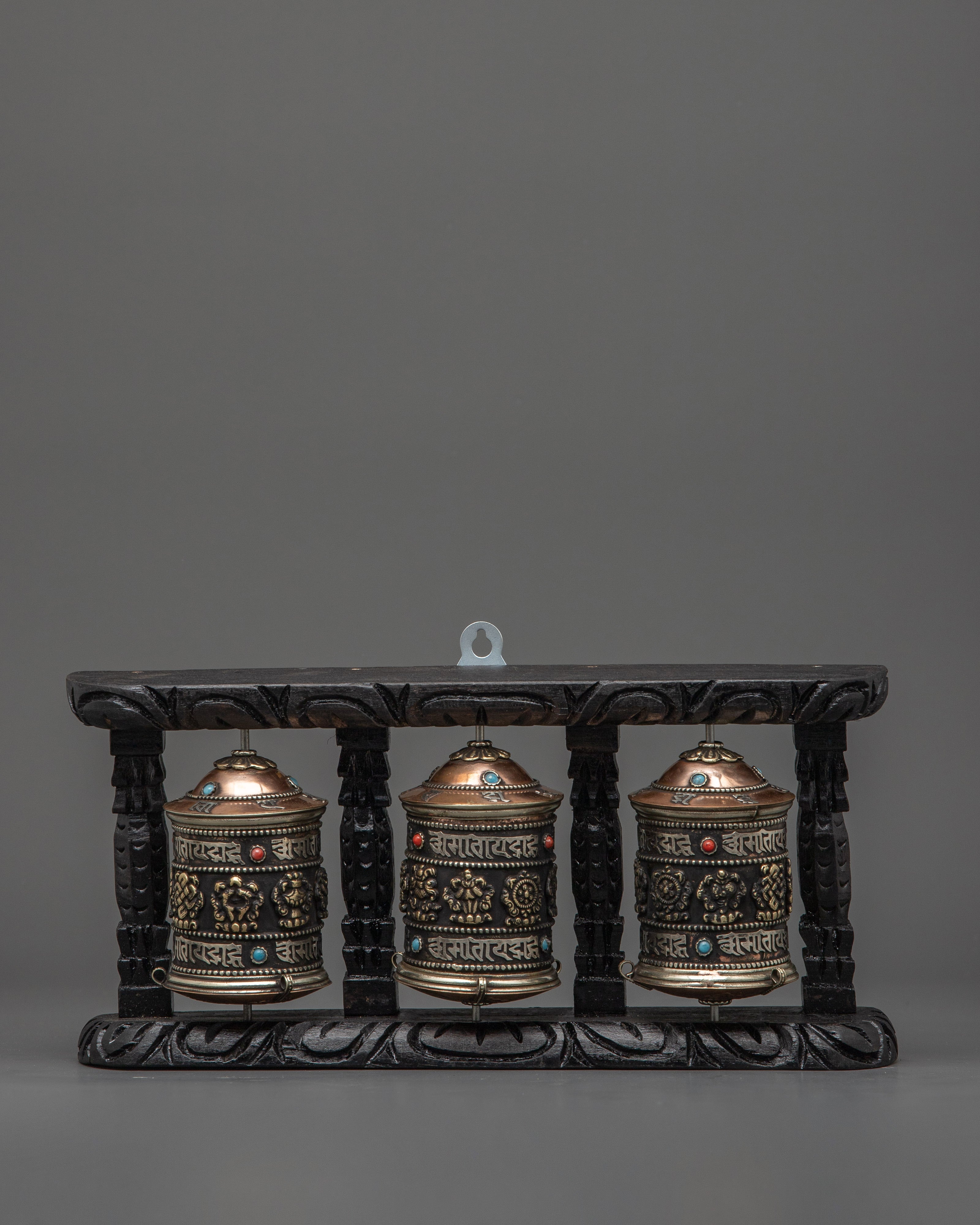 triple-mantra-prayer-wheel
