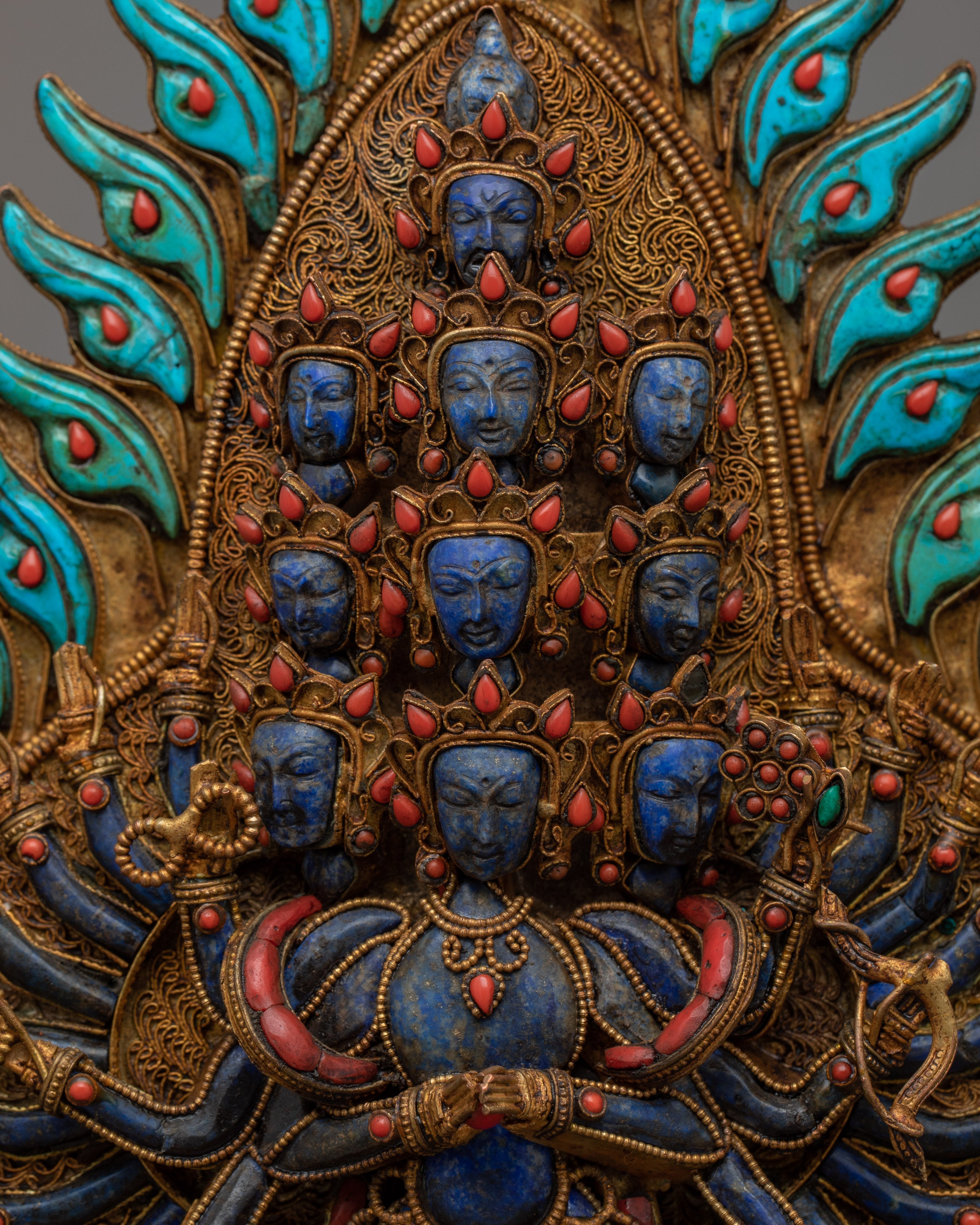 1000 Arm Chenrezig Statue | Manifestation of Compassion and Infinite Blessings