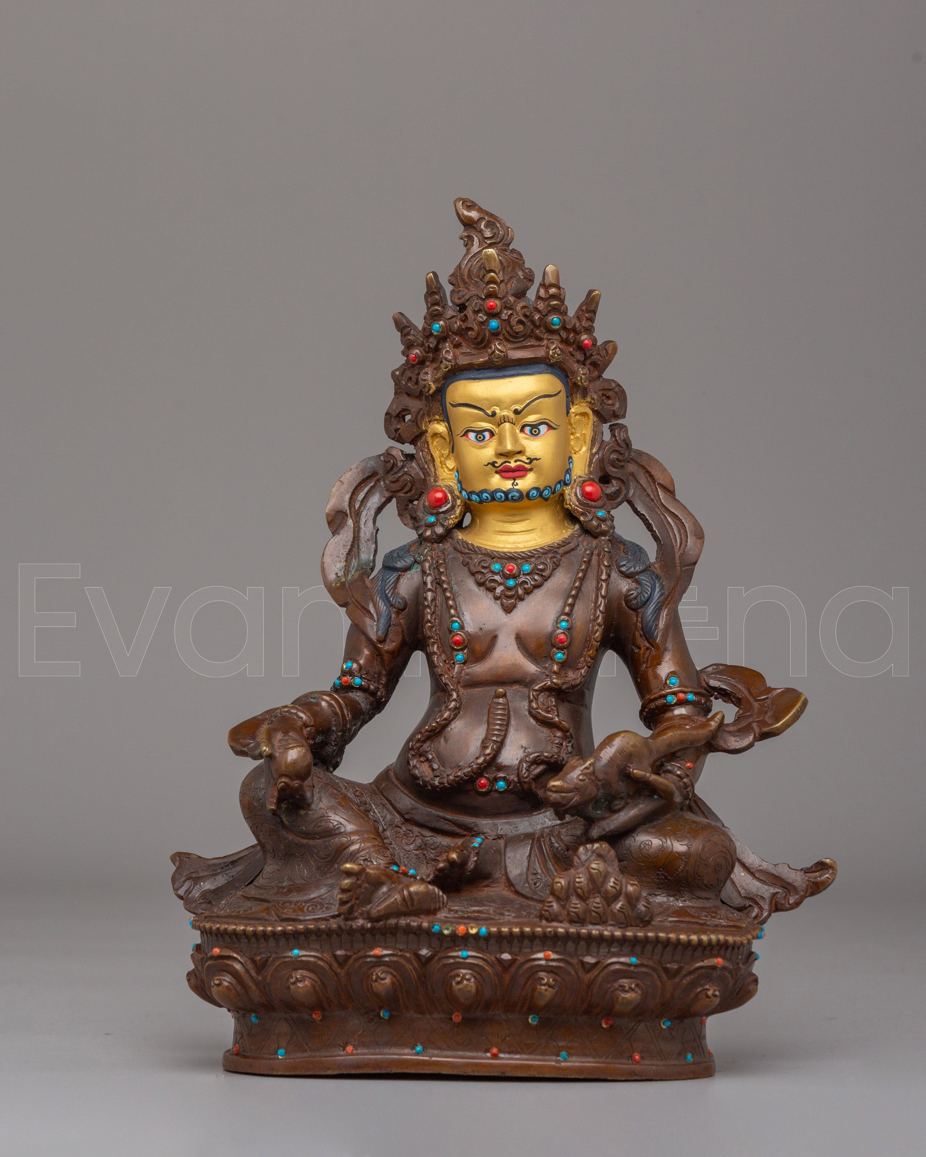 Buddhist Dzambhala Wealth God Statue