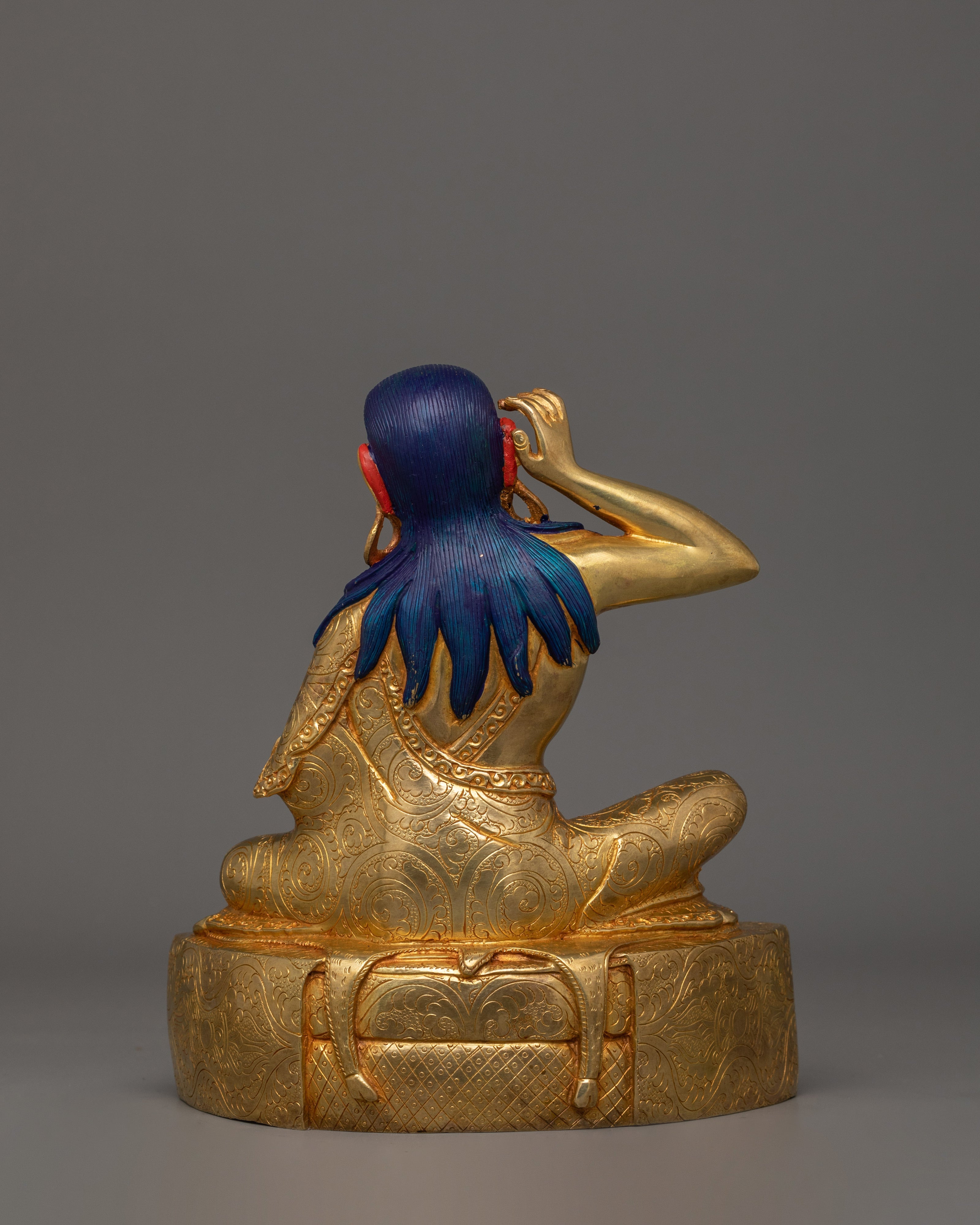 24K Gold Gilded Kagyu Master set Statue | Honoring the Great Vajrayana Lineage