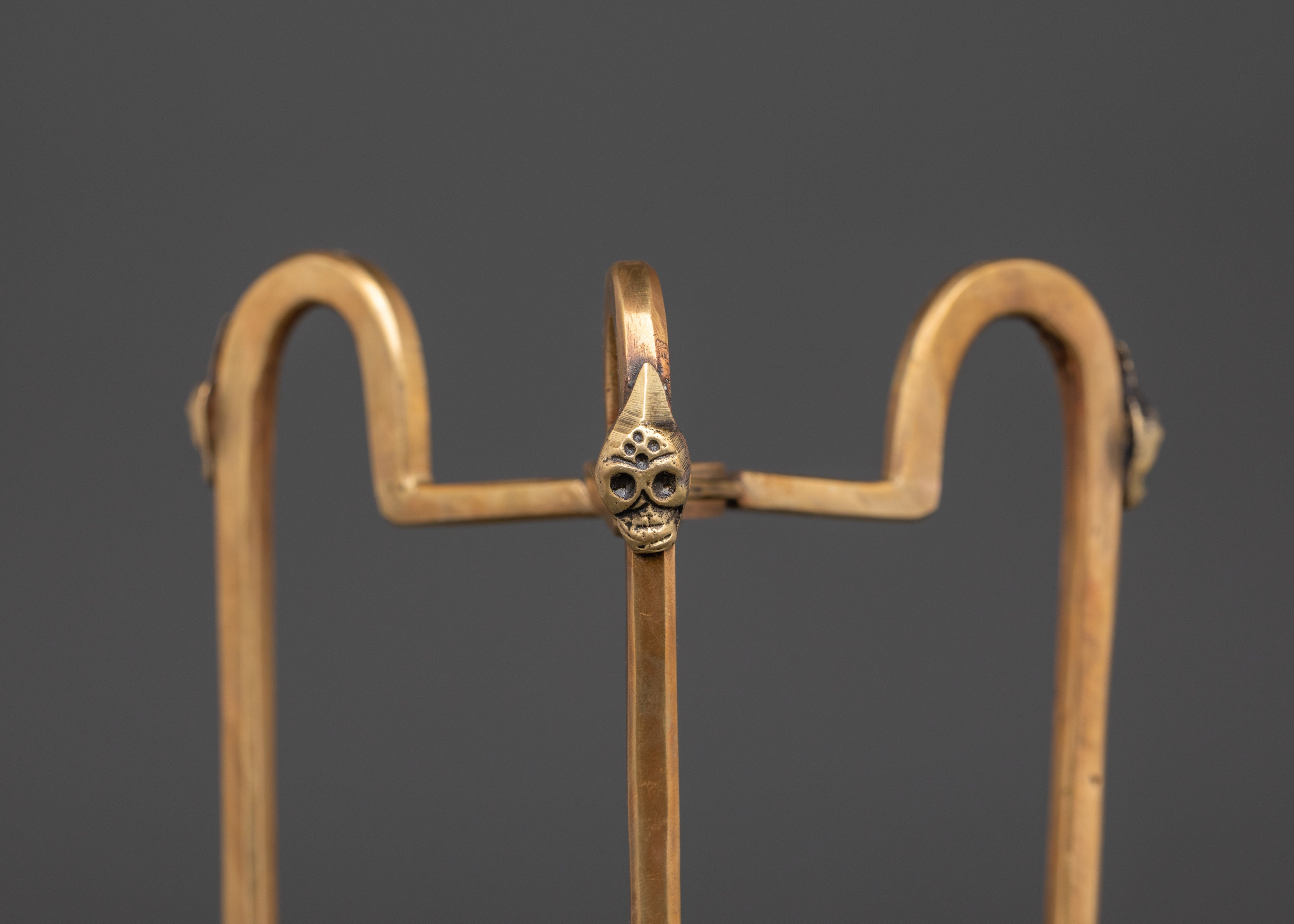 Copper Kapala Stand | Handcrafted Tibetan Ritual Stand