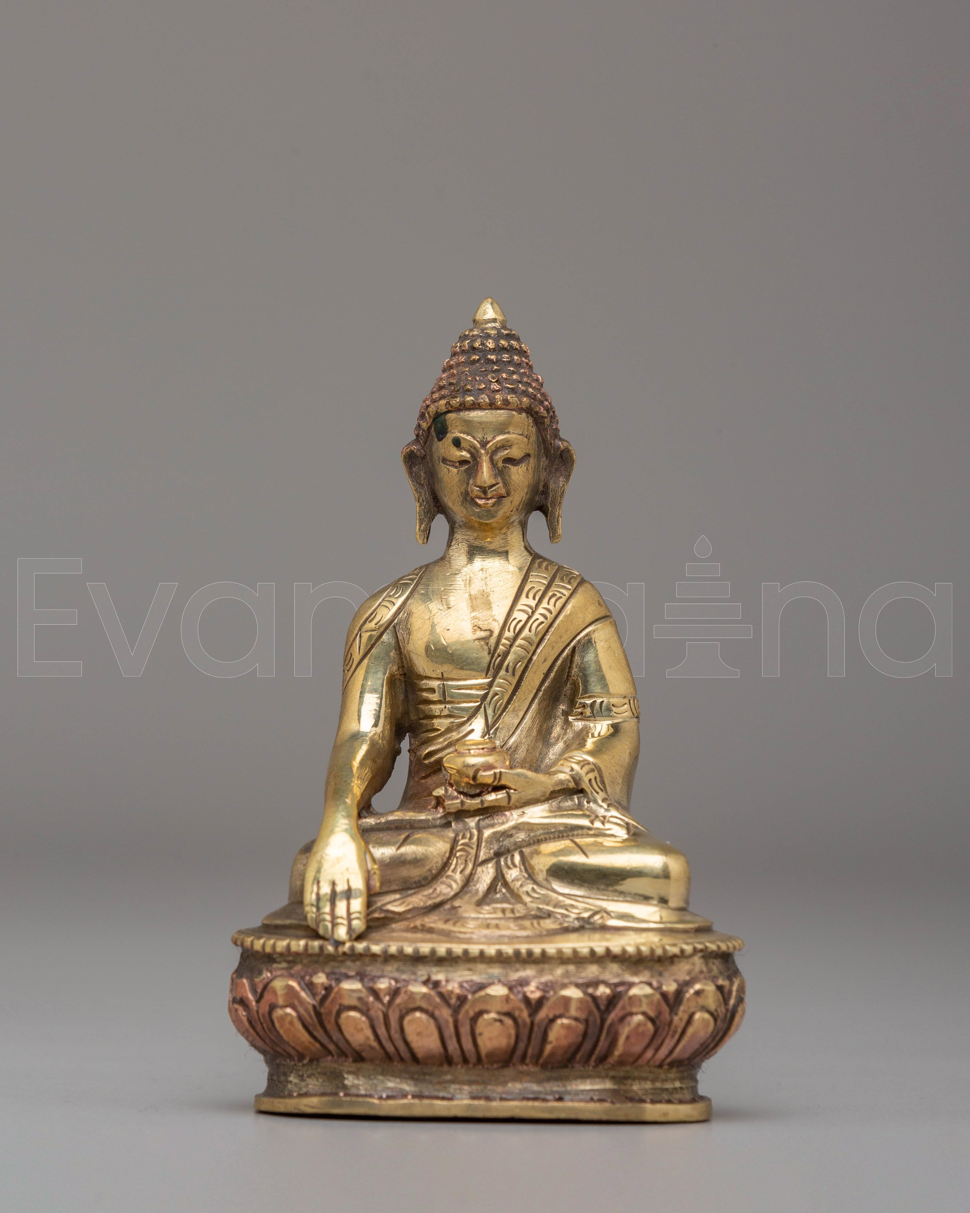 Shakyamuni Buddha Spiritual Statue | Traditional Tibetan Buddhist Artwork