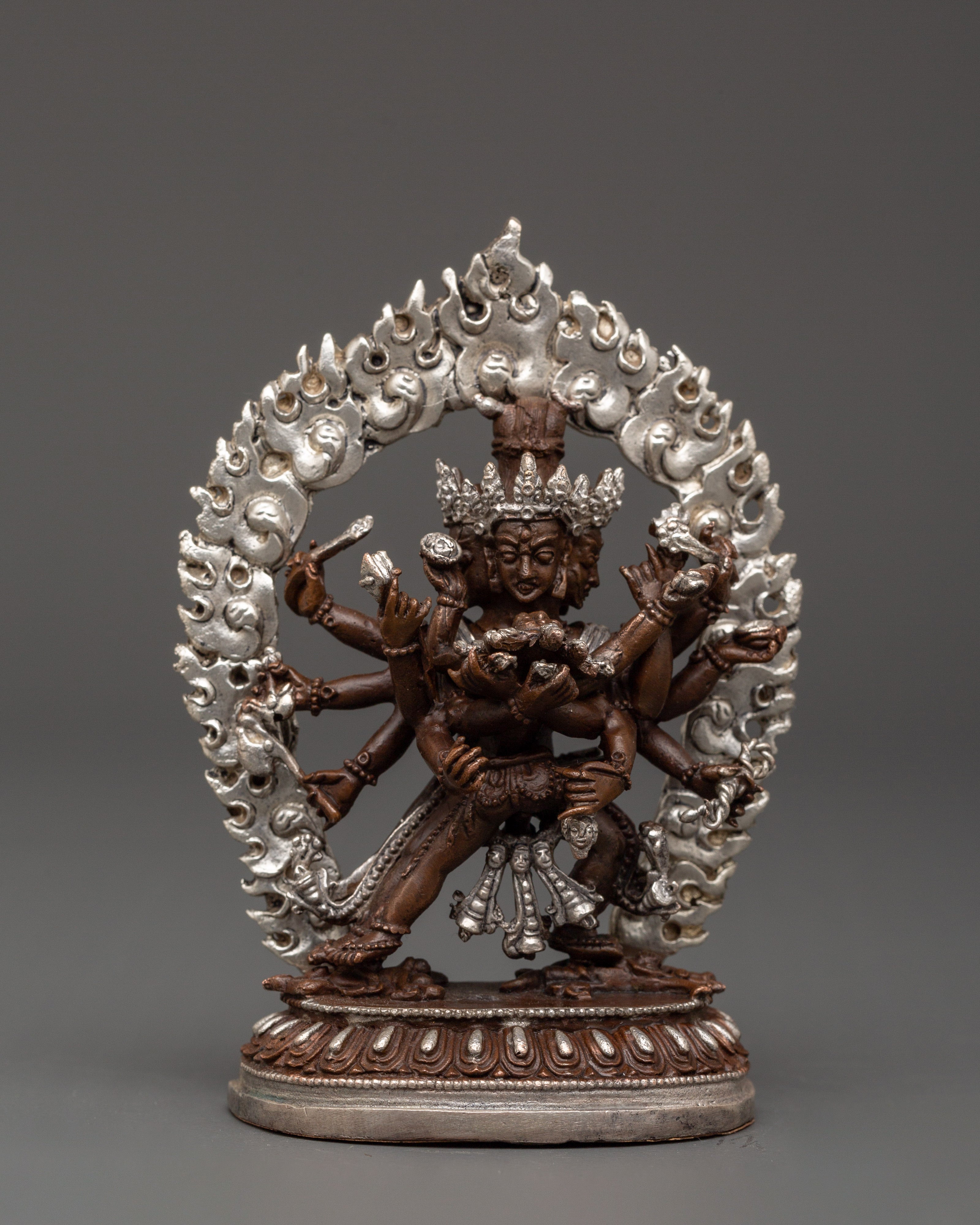 chakrasambhara-copper-statue