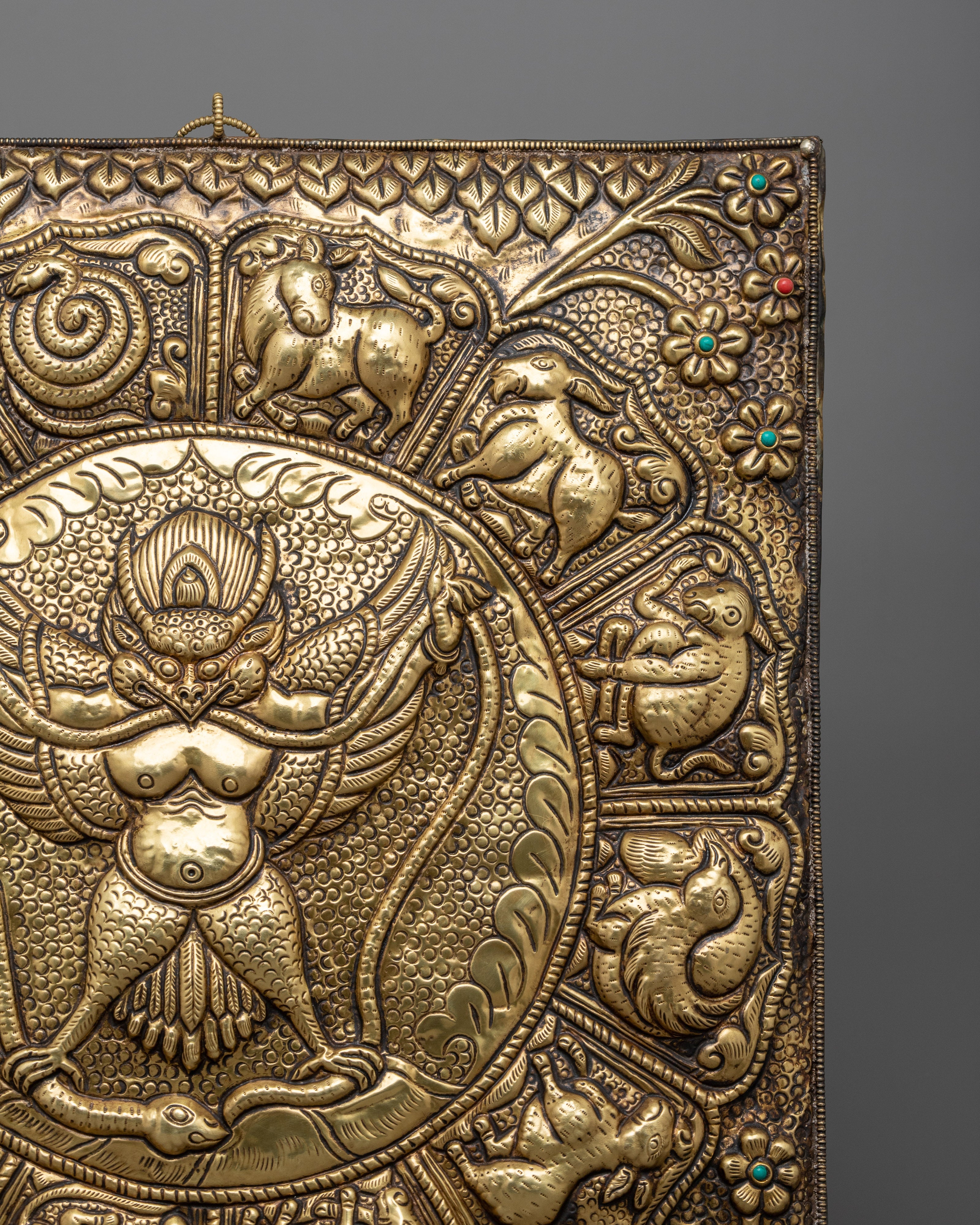 Garuda Metal Thanka Wall Hanging Symbols | Elevating Your Decor with the Mythical Bird