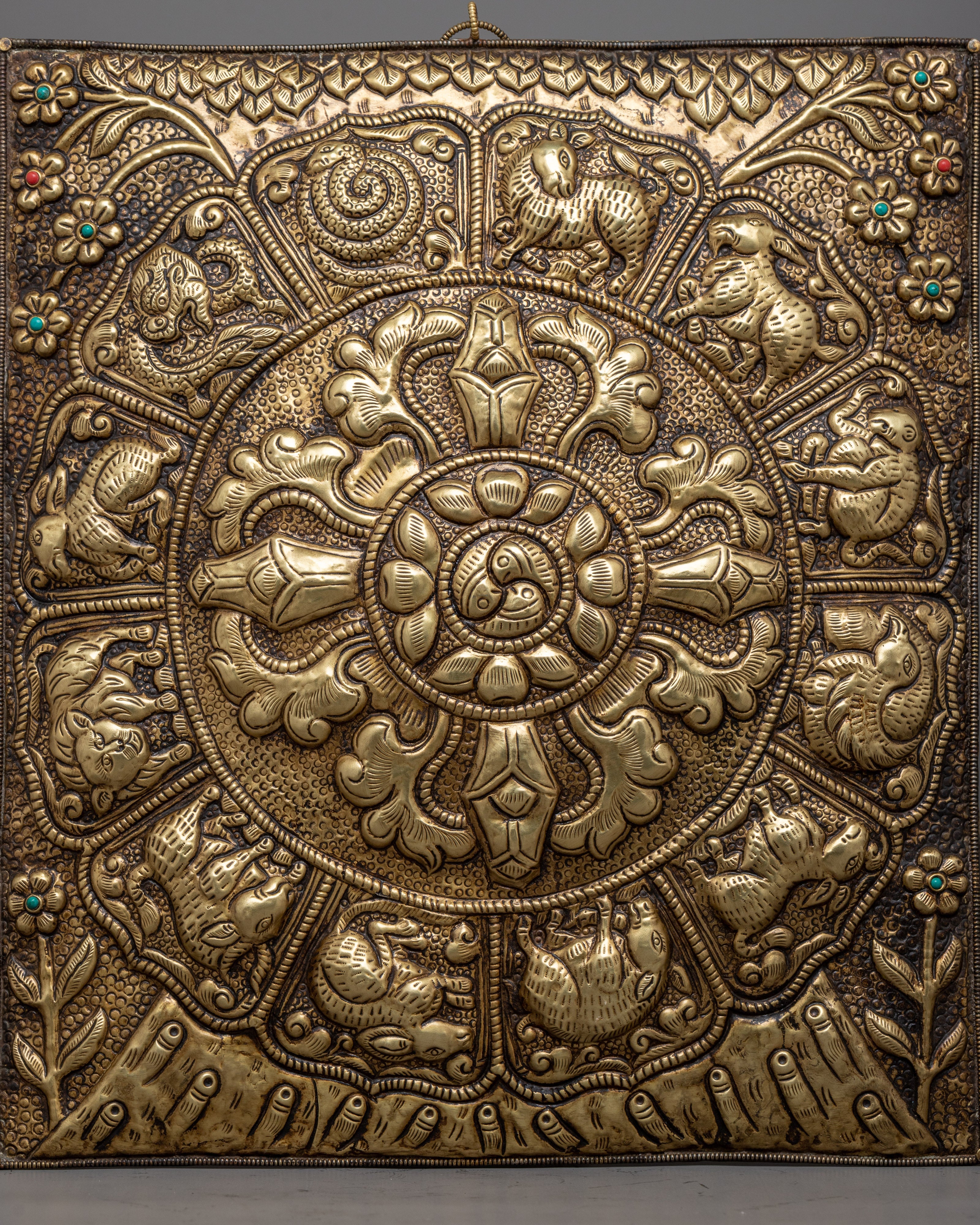 Vajra Metal Wall Hanging | Handcrafted Artistry for Your Sacred Space