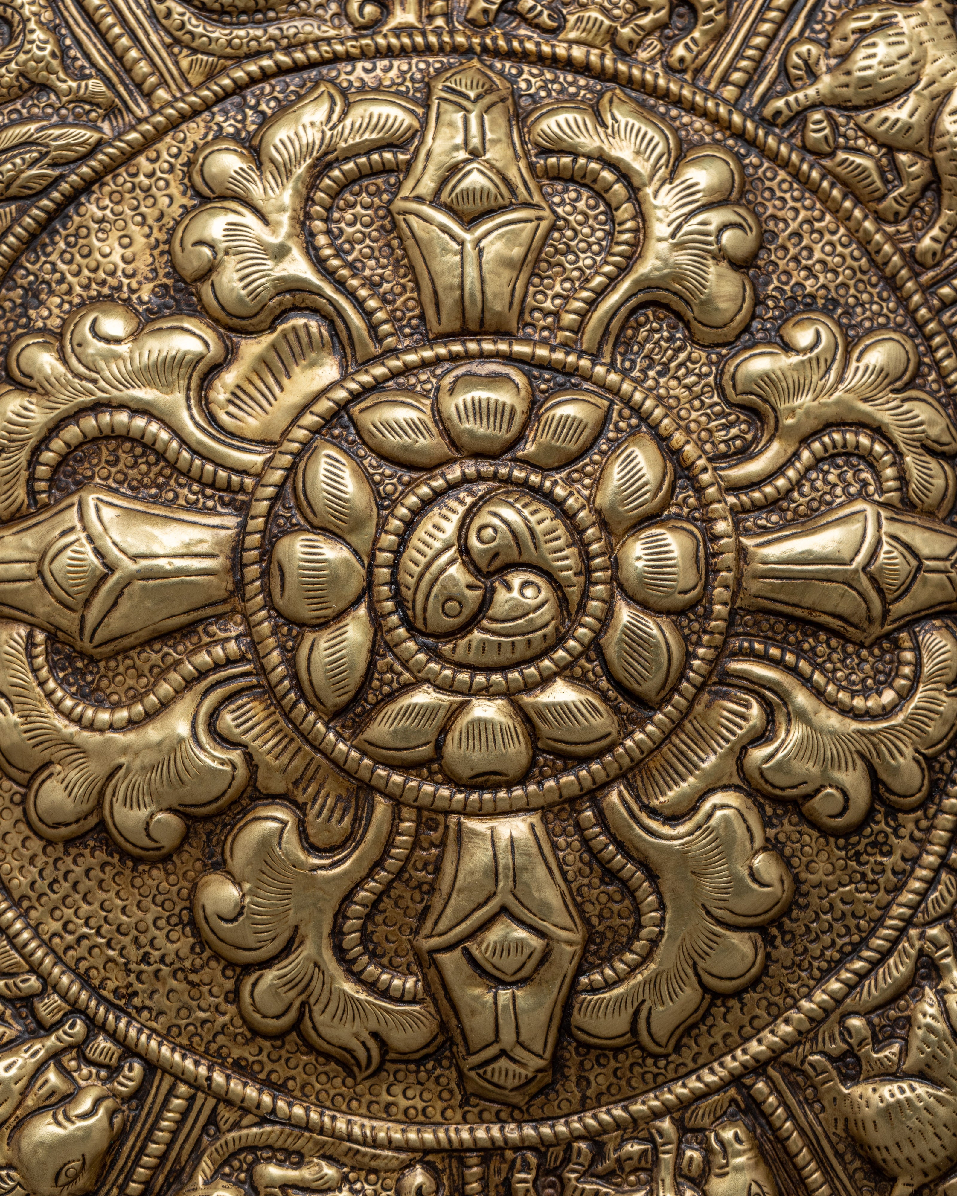 Vajra Metal Wall Hanging | Handcrafted Artistry for Your Sacred Space
