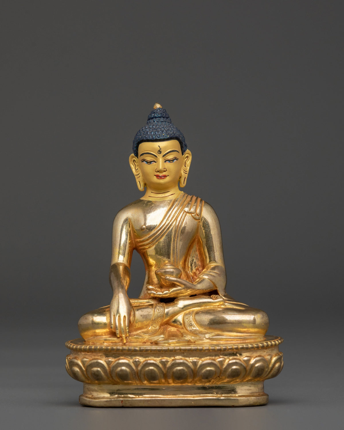 Hand-Carved Shakyamuni Buddha Figurine