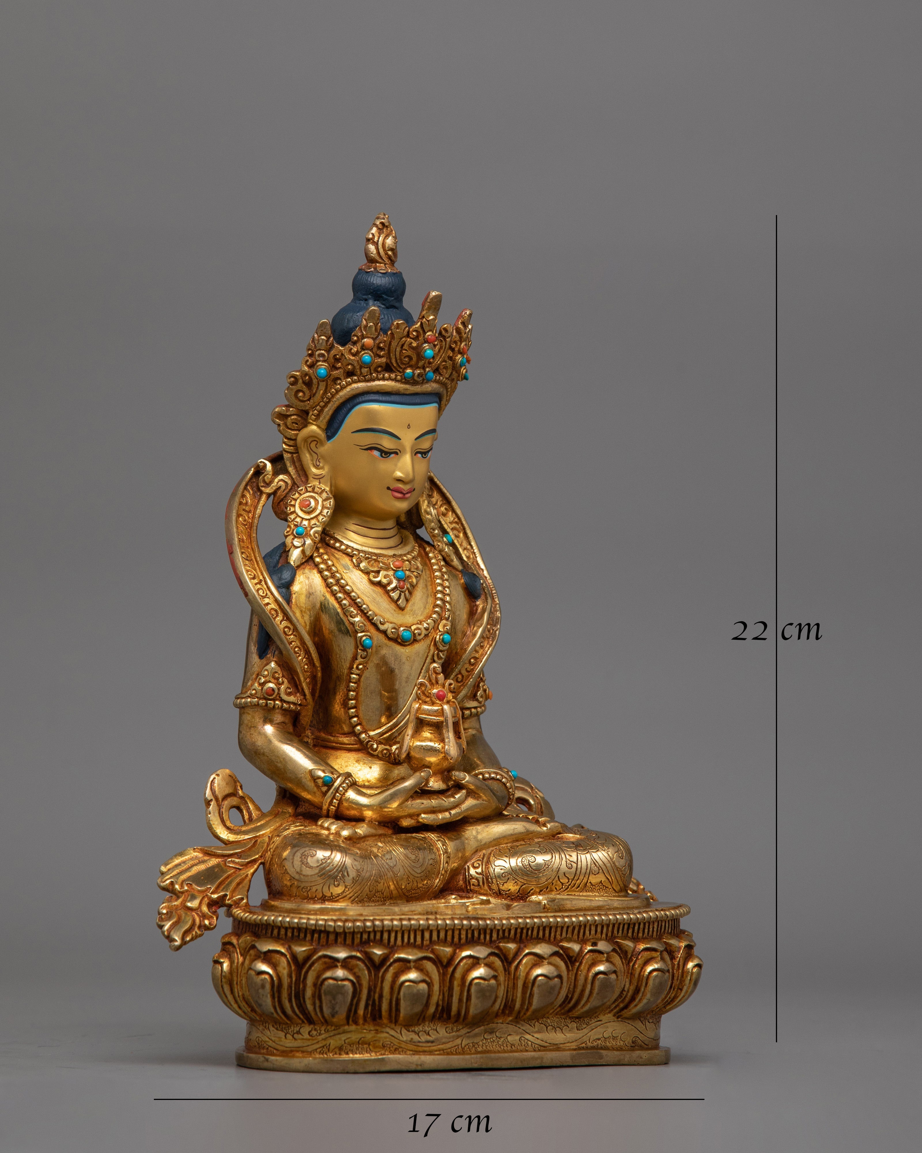 Meditating Deity Amitayus Figurine