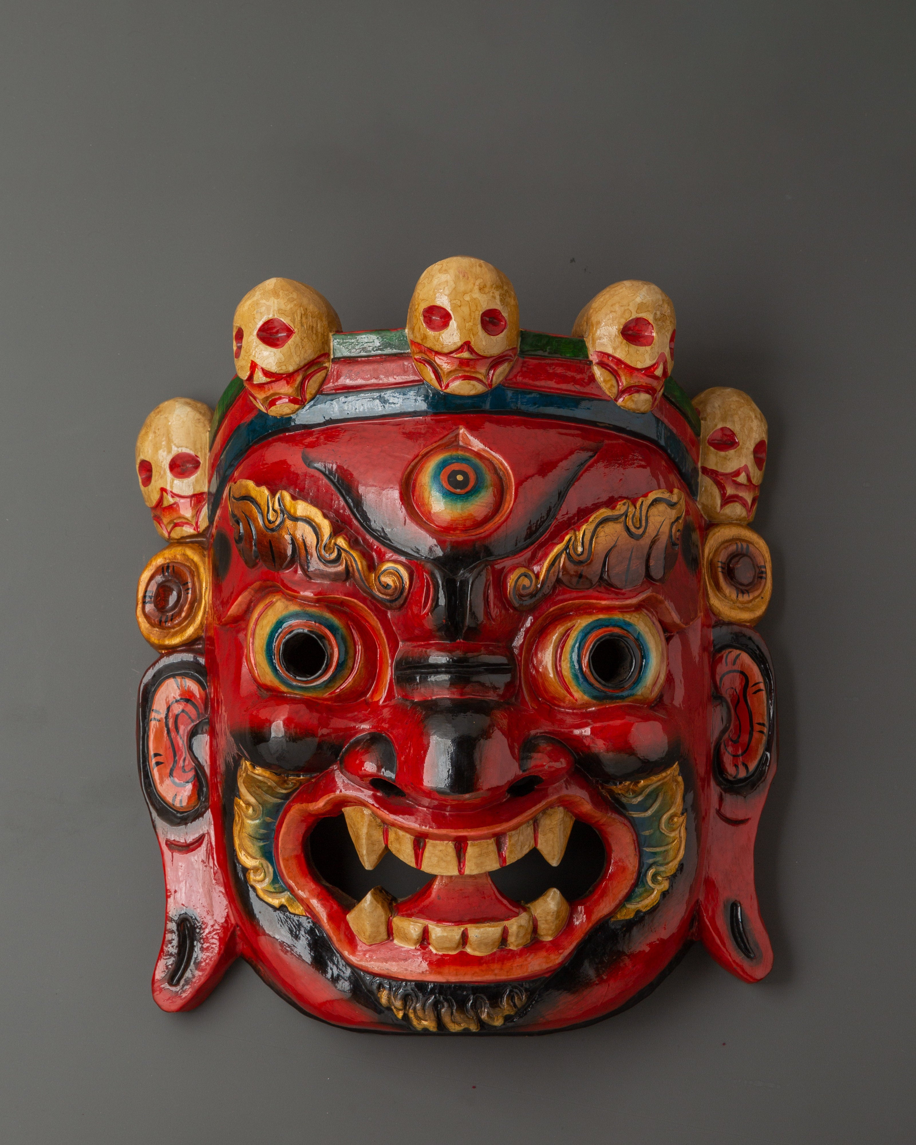 Fierce Mahakala Wall Mask
