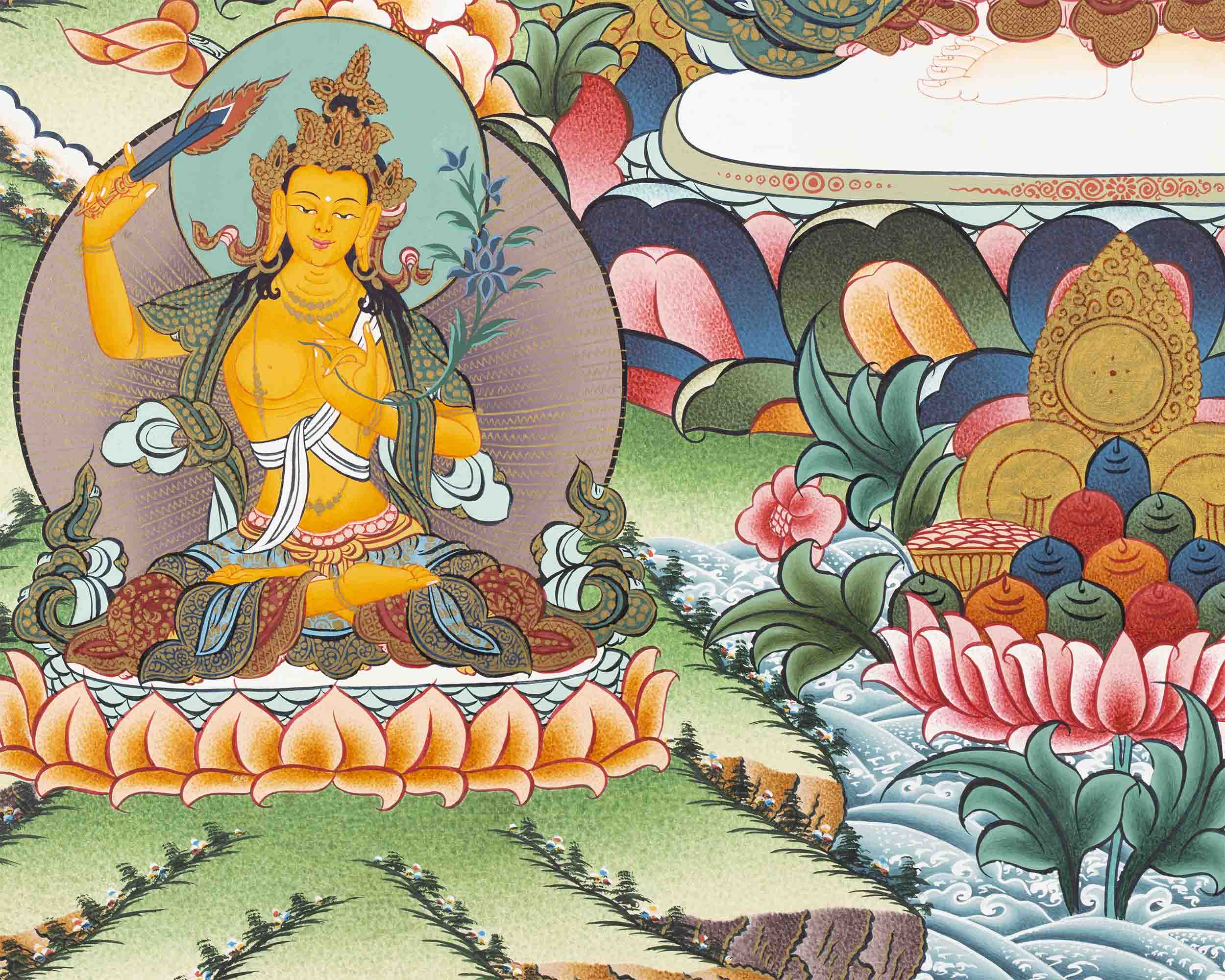 1000 Armed Avalokiteshvara Thangka | Tibetan Wall Hanging