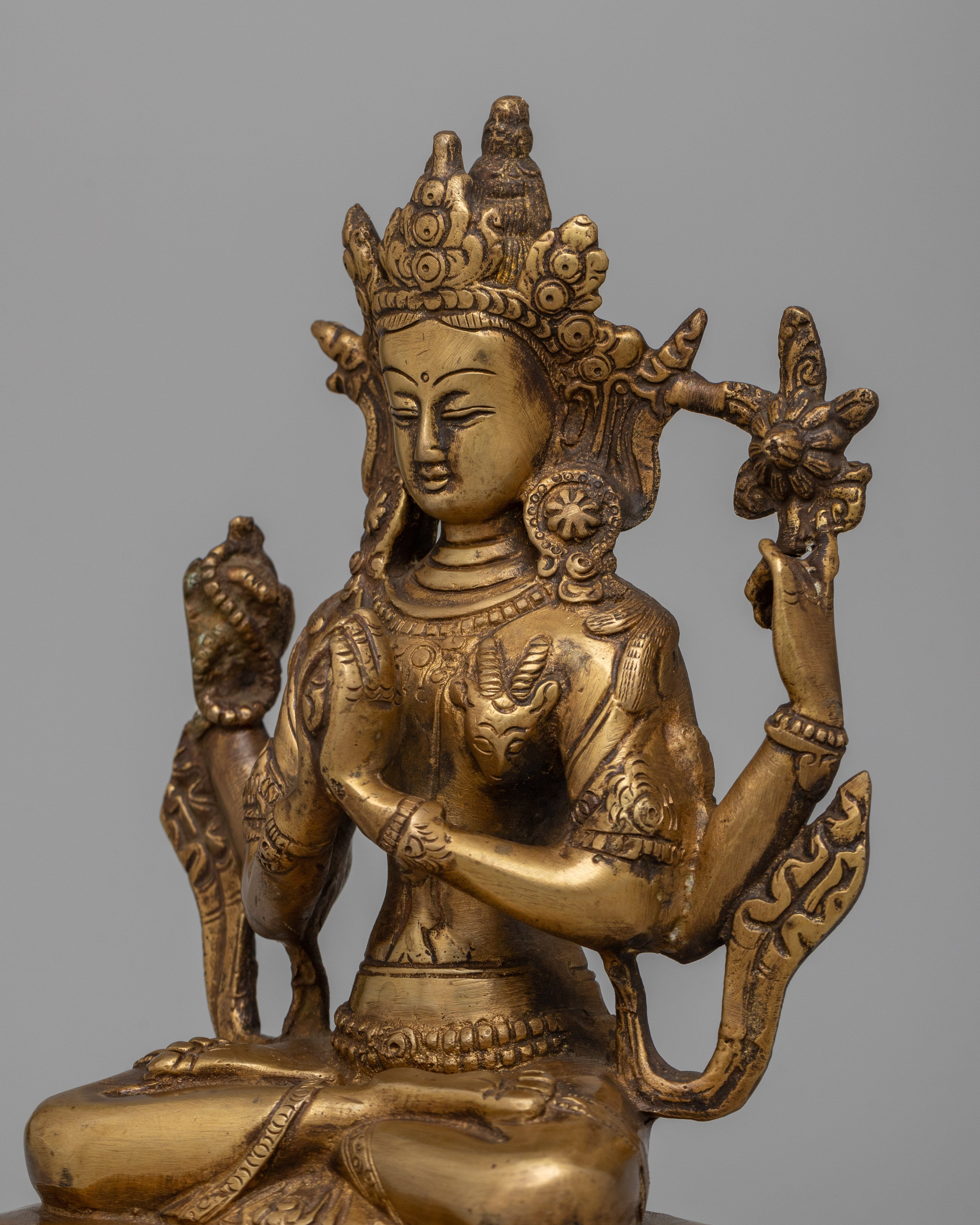 Chenrezig Charm Statue | Presence of Compassion and Wisdom into Your Space