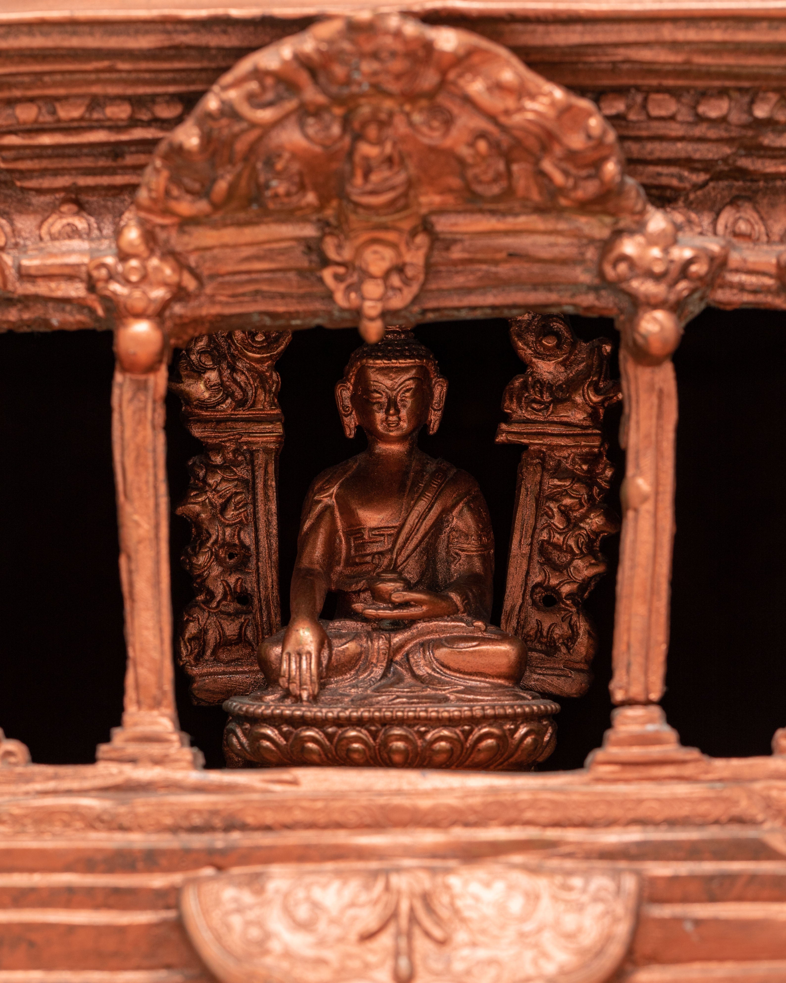 Handcrafted Mahabuddha Temple Sculpture | Symbol of Enlightenment