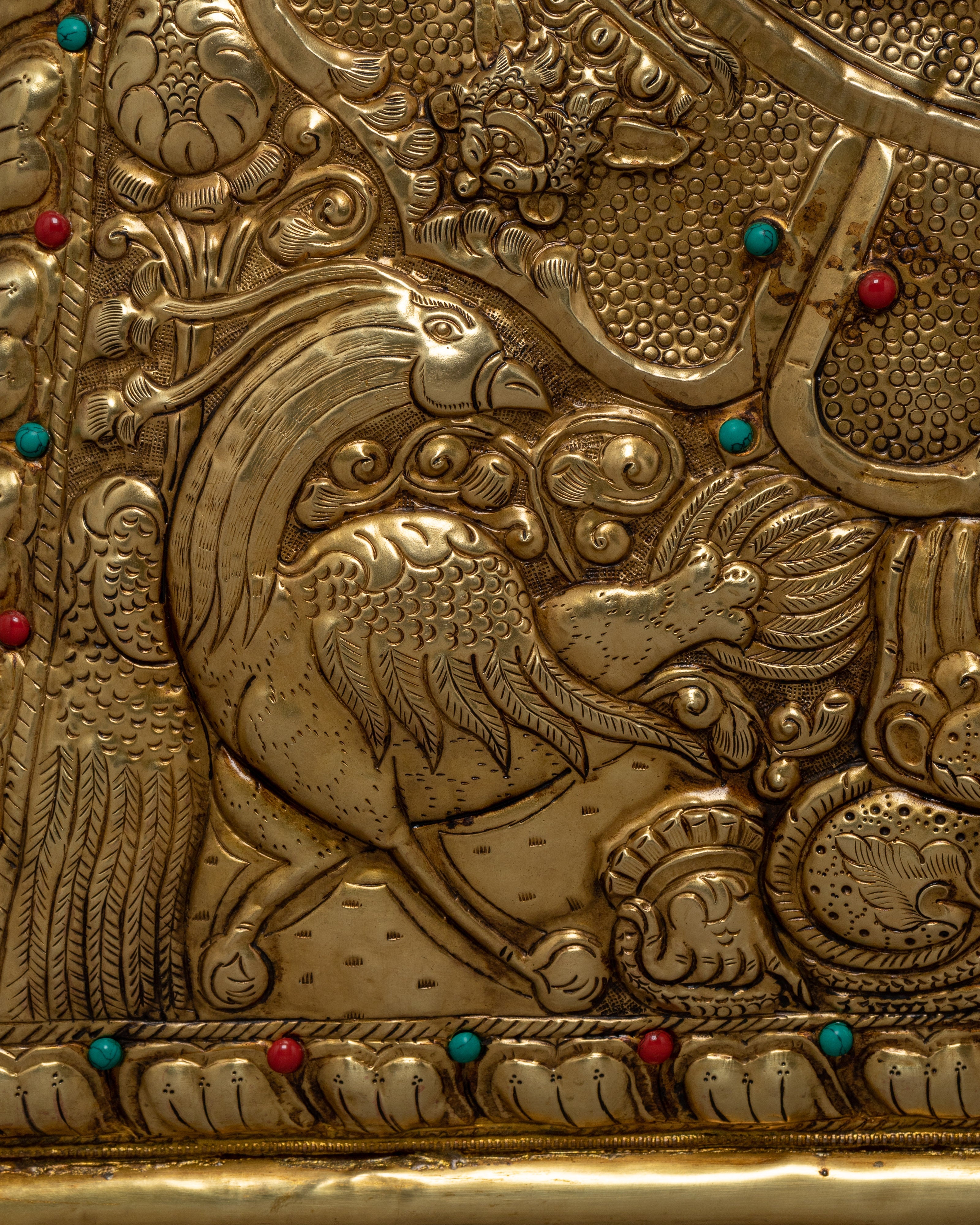 Ganesh Metal Thangka | Handcrafted Hindu Deity Art