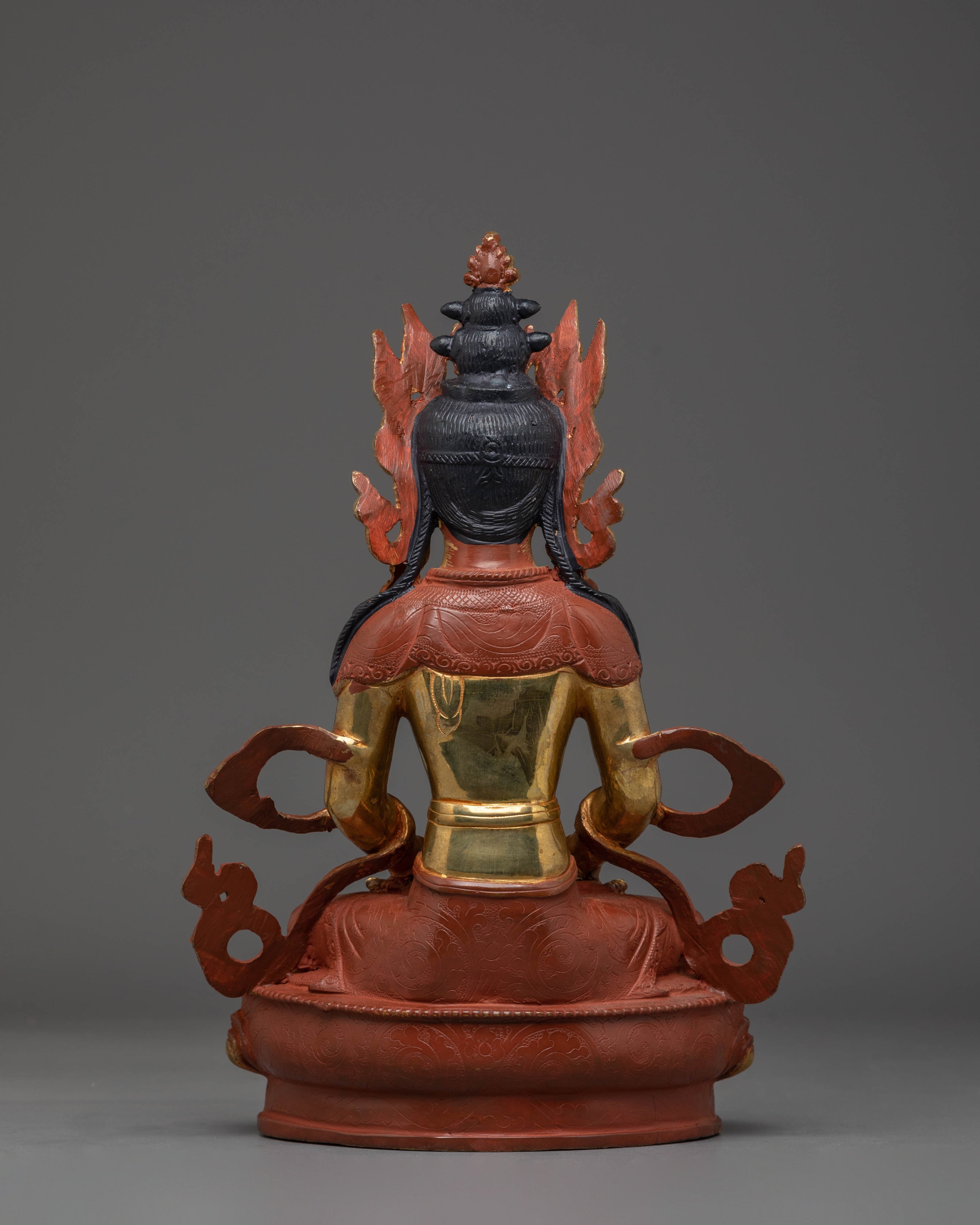 Spiritual Statue of Amitayus | Symbol of Infinite Life and Wisdom