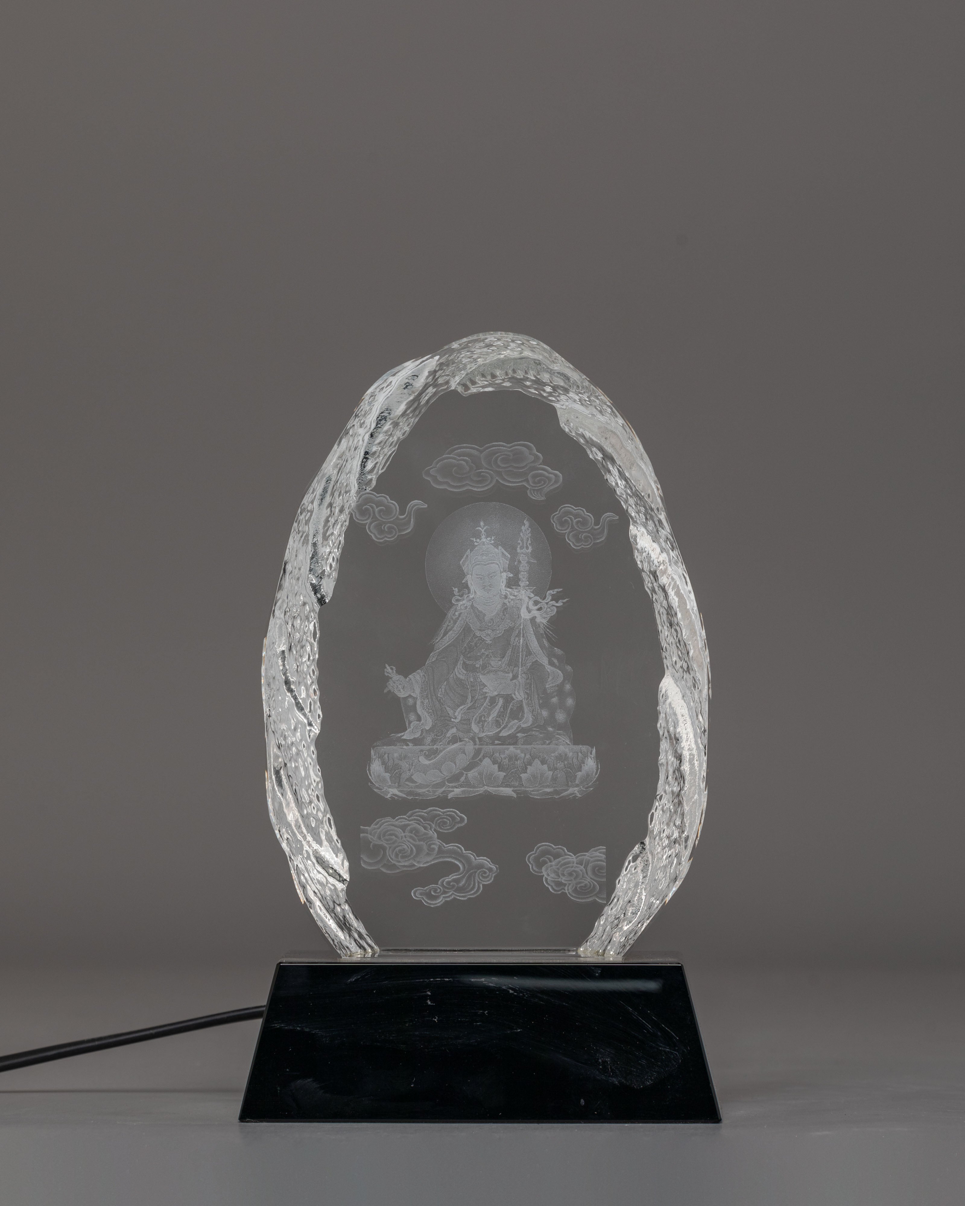 Guru Rinpoche Glass Decor