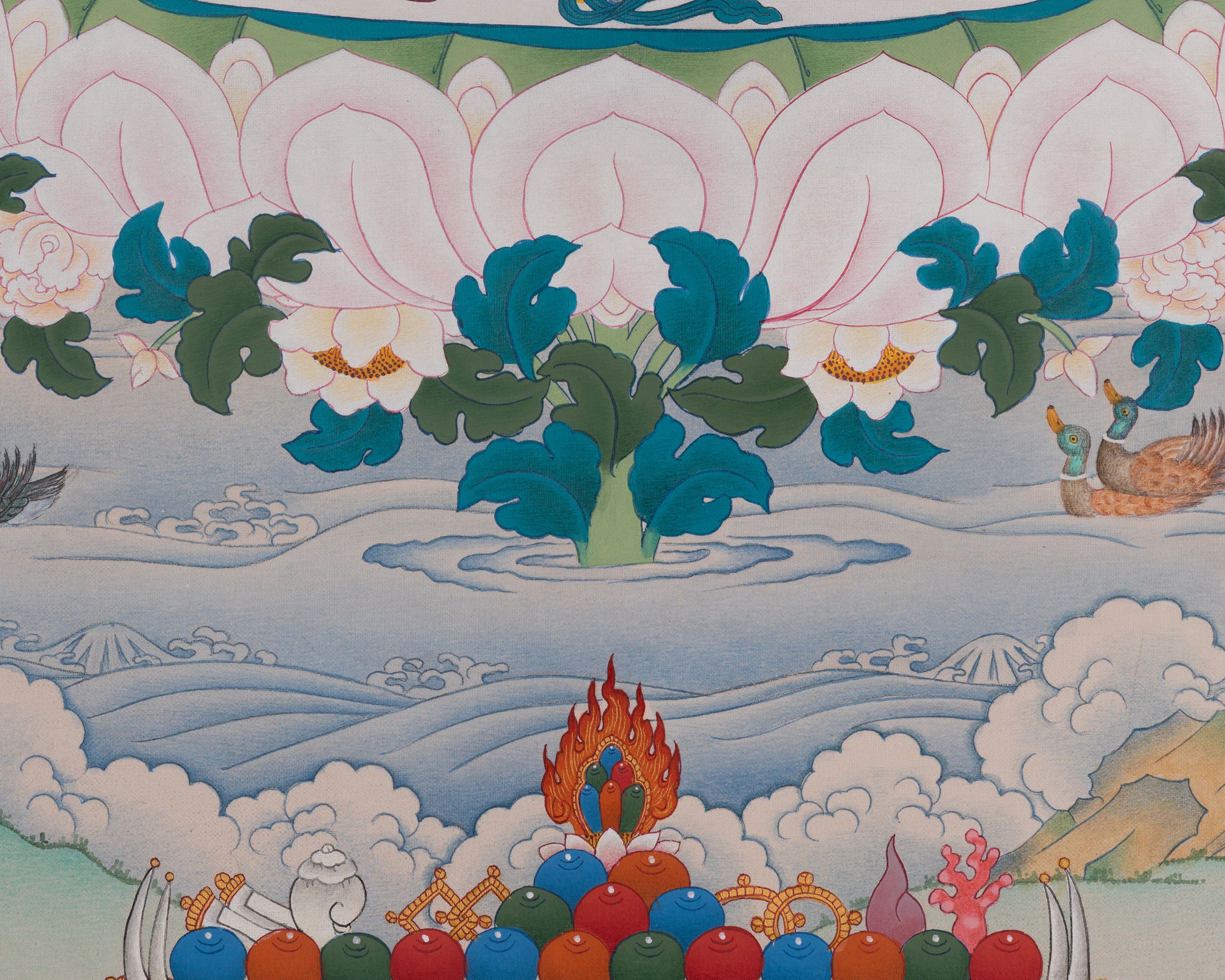 Vajrasattva Sacred Artwork | The Buddha of Purification | Dharma Protector